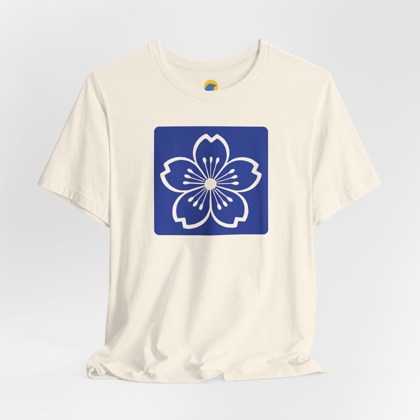 Minimal Floral Graphic T-Shirt | Modern Botanical Flower Tee | Simple Folk Art Shirt