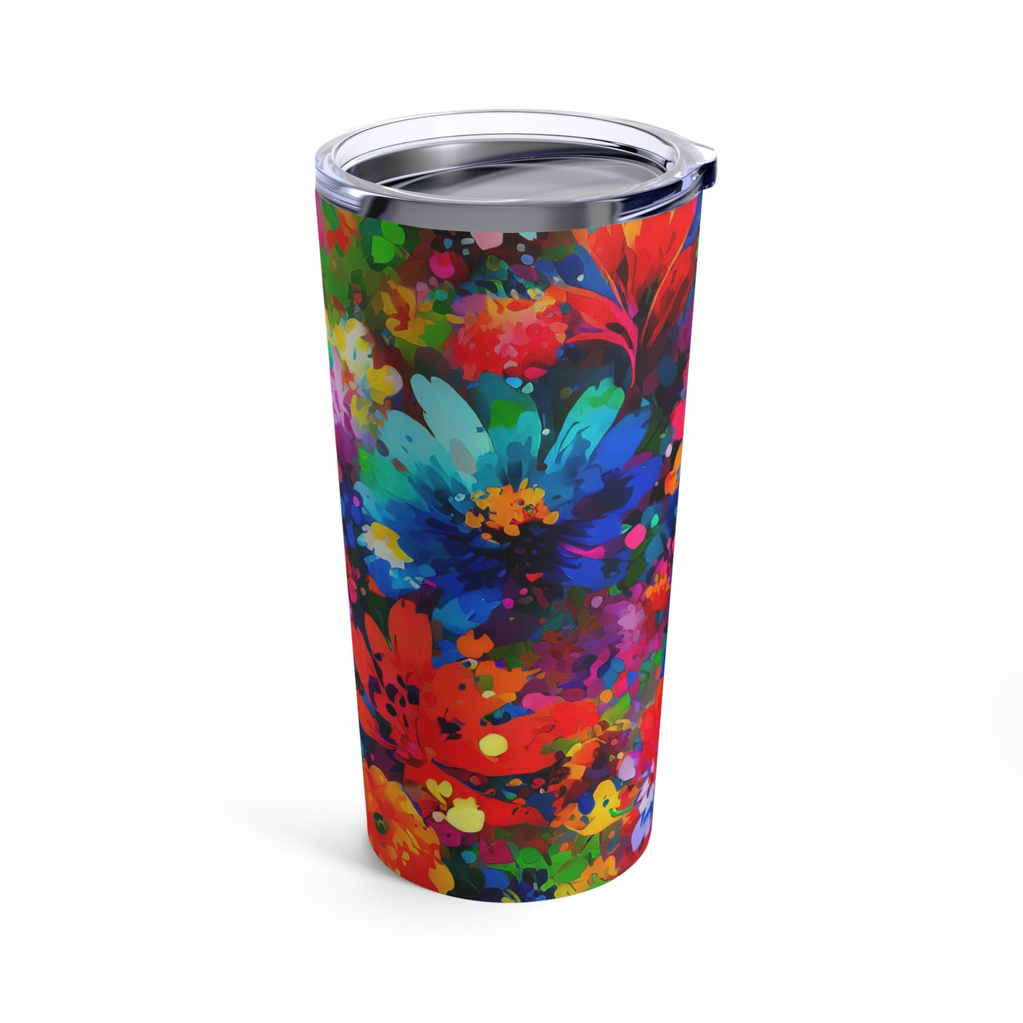 Splashy Flowers Tumbler 20oz