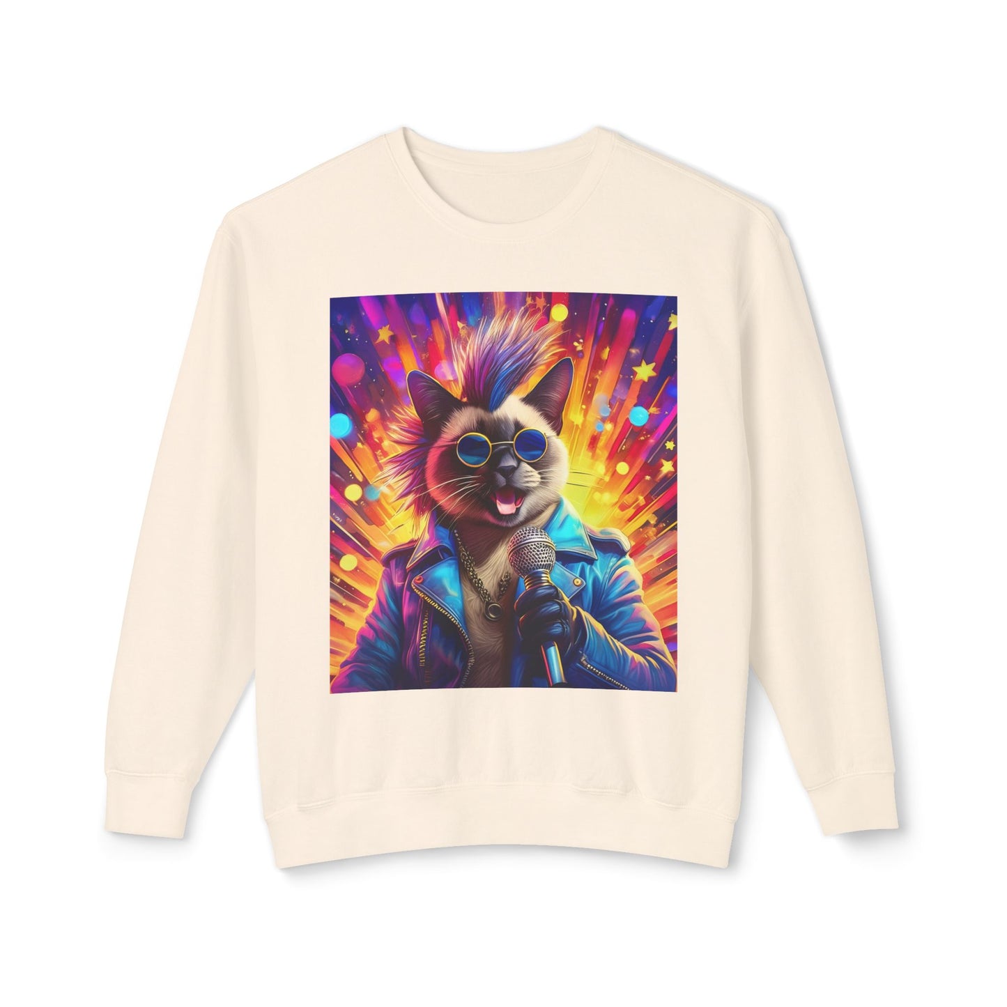 Rockin' Kitty 100% Cotton Sweatshirt