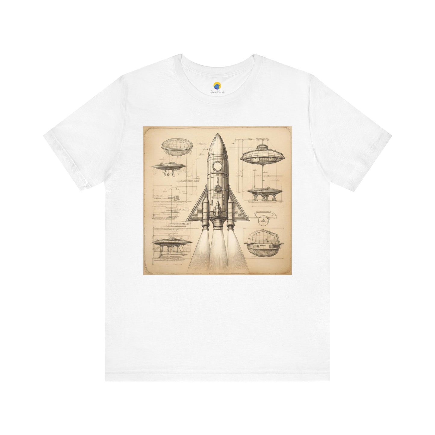 Retro Rocket Short Sleeve Tee