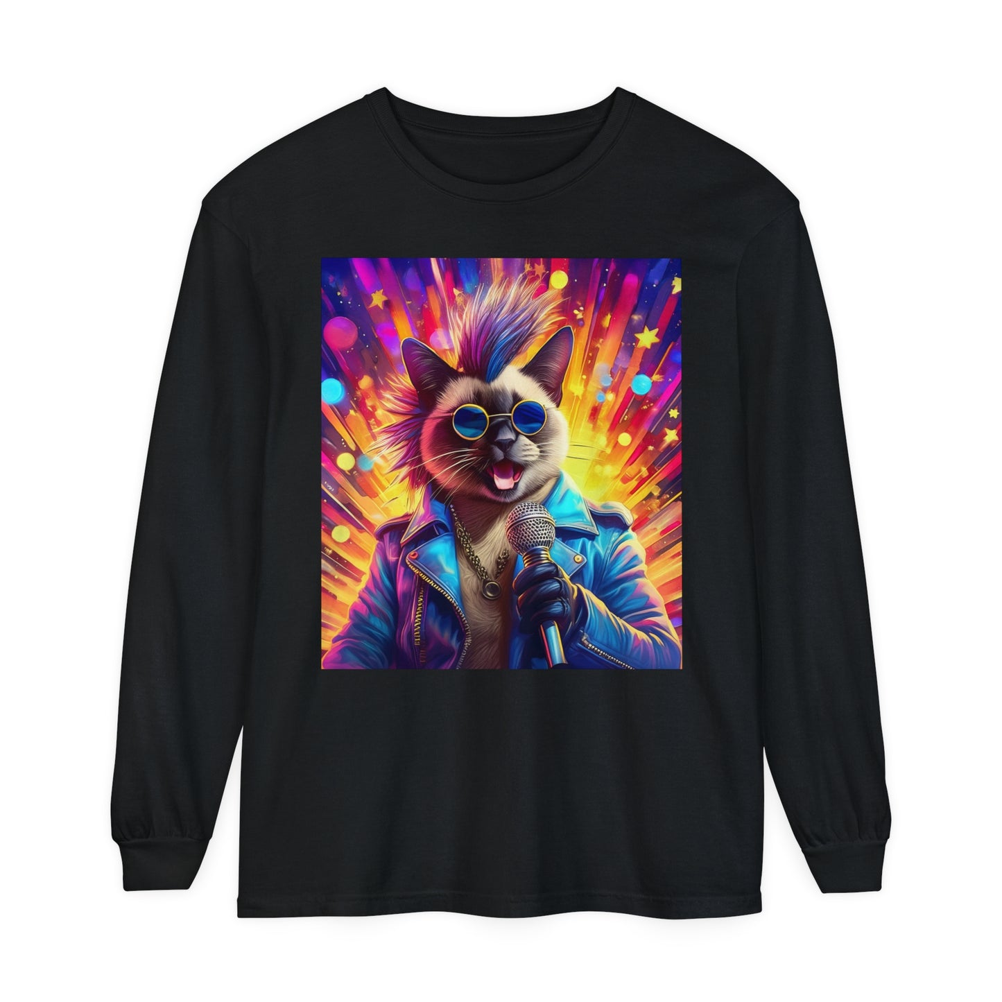 Rockin' Kitty Long Sleeve Tee