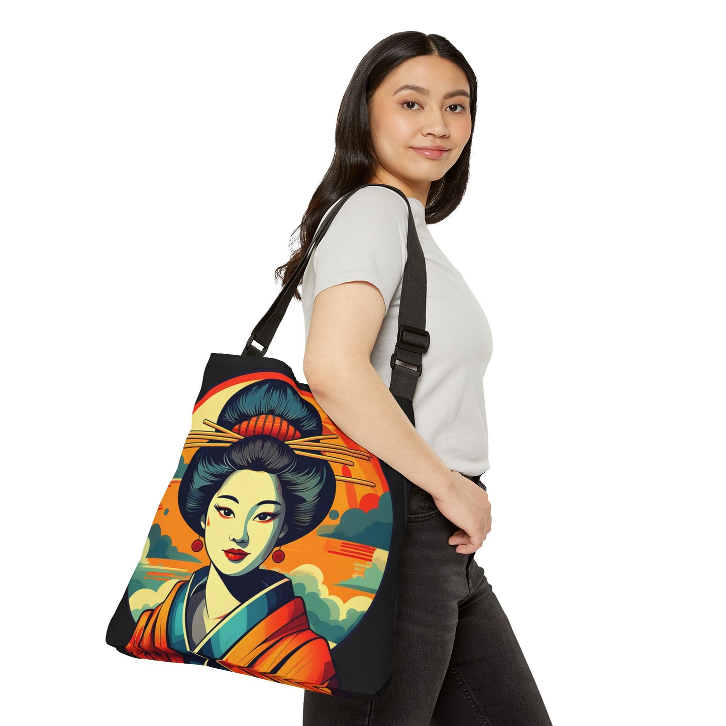 Geisha Adjustable Tote Bag