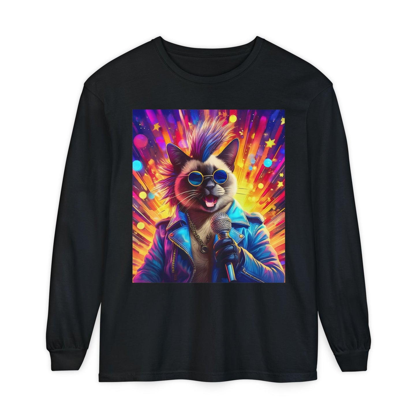 Rockin' Kitty Long Sleeve Tee