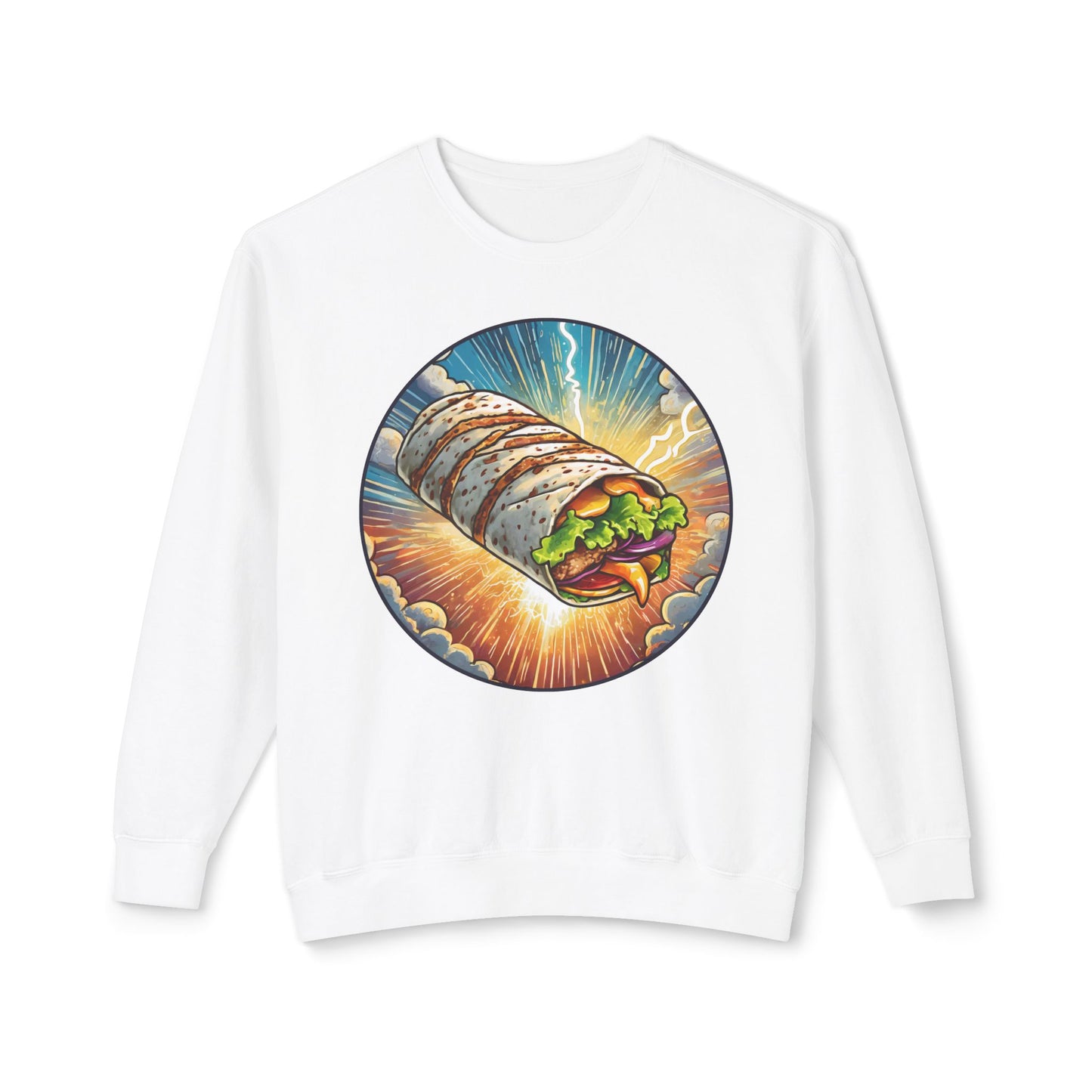 Junk Food Series: Heroic Burrito 100% Cotton Sweatshirt