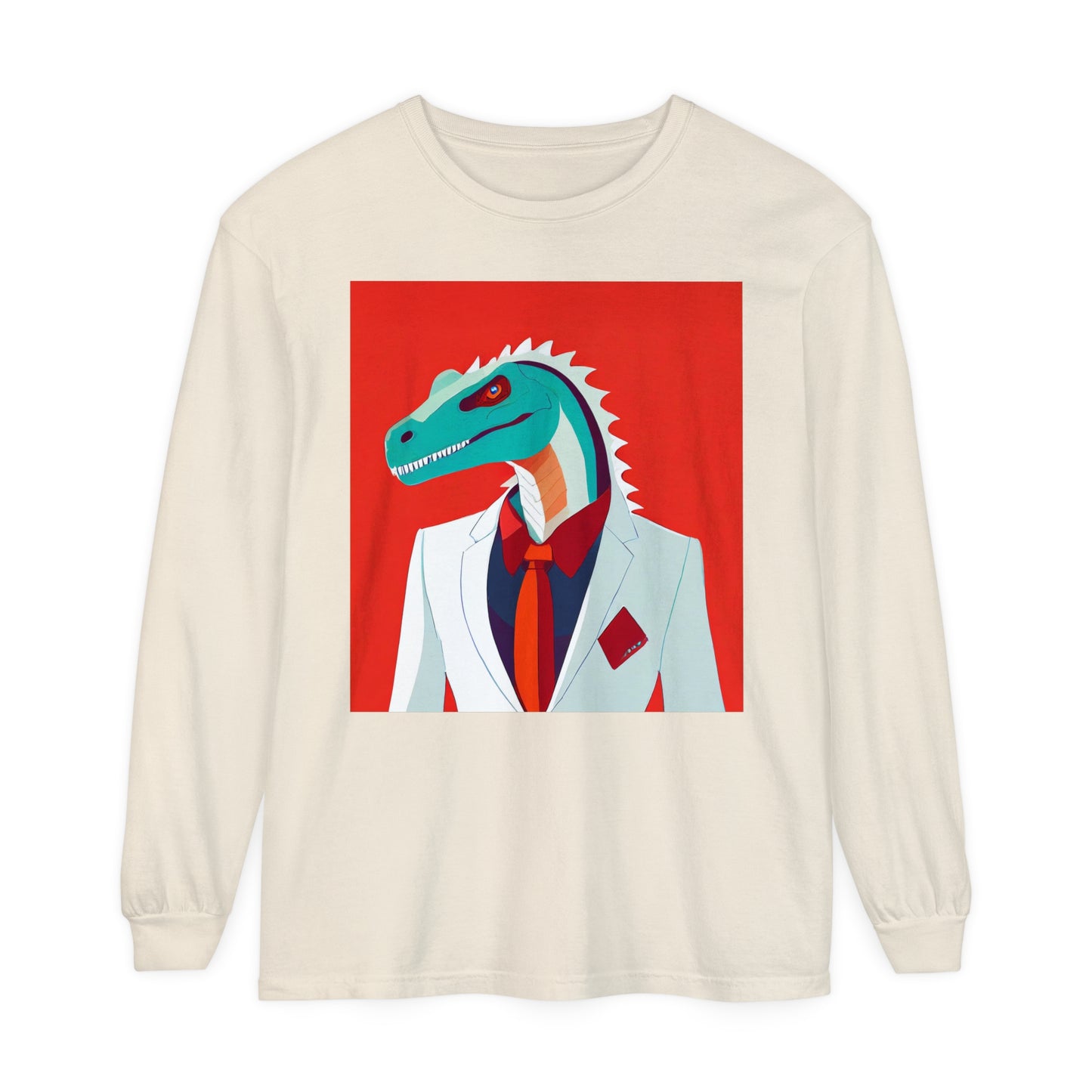 Dapper Dinosaur Long Sleeve Tee