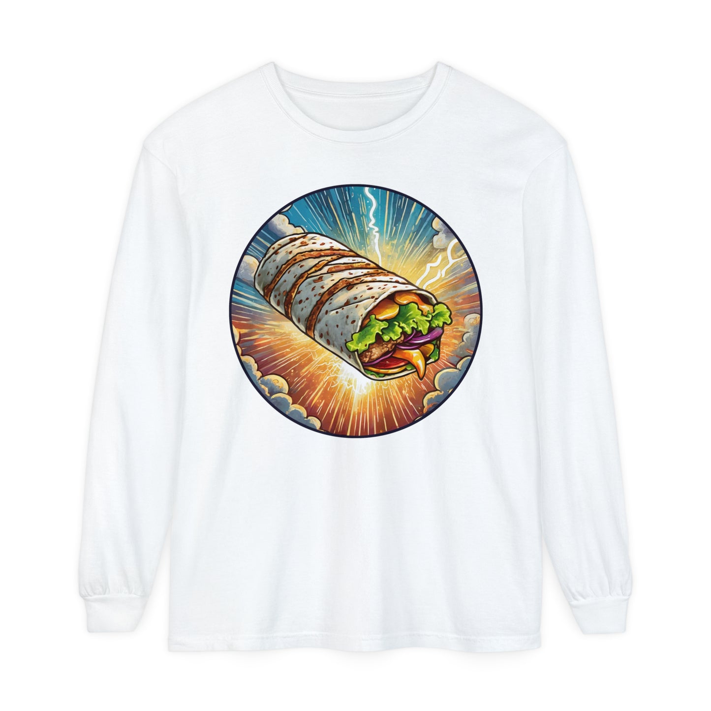 Junk Food Series: Heroic Burrito Long Sleeve Tee