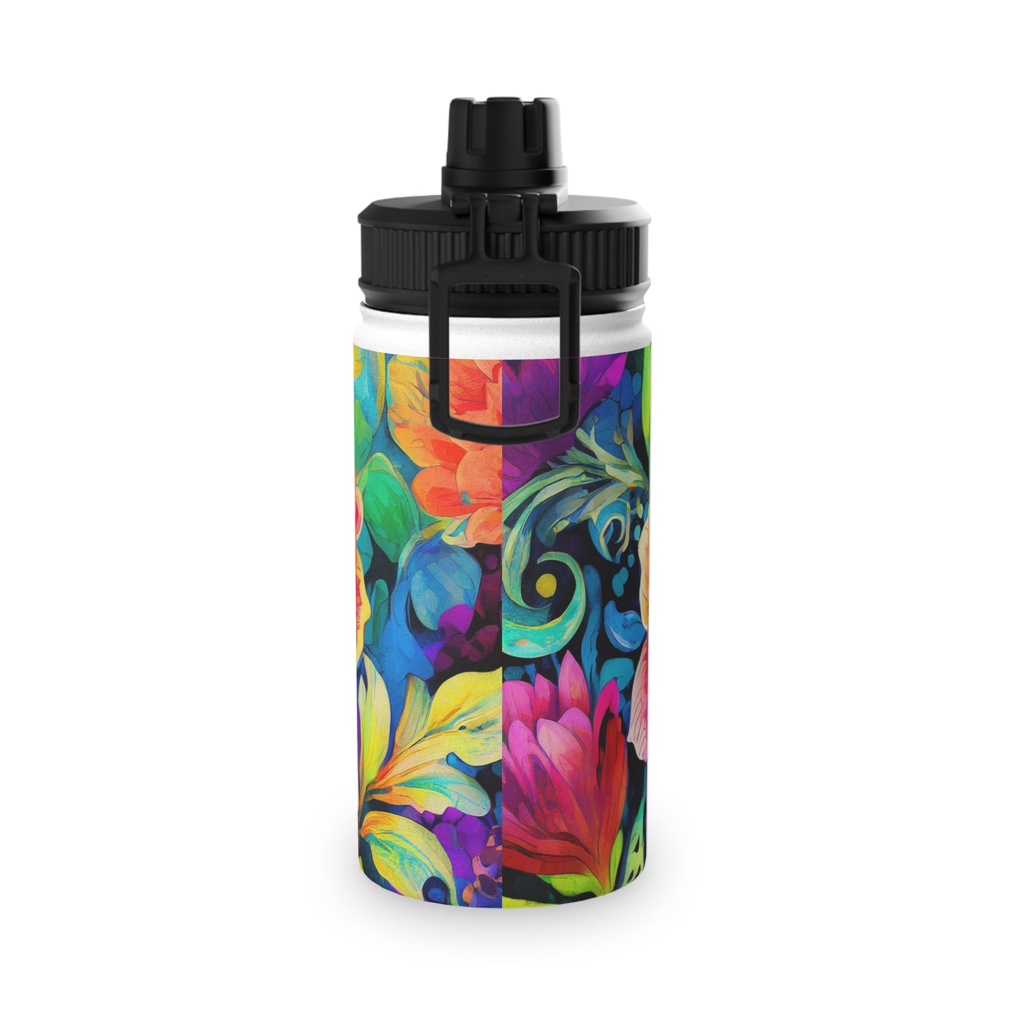 Fabulous Flower Stainless Steel Water Bottle, Sports Lid