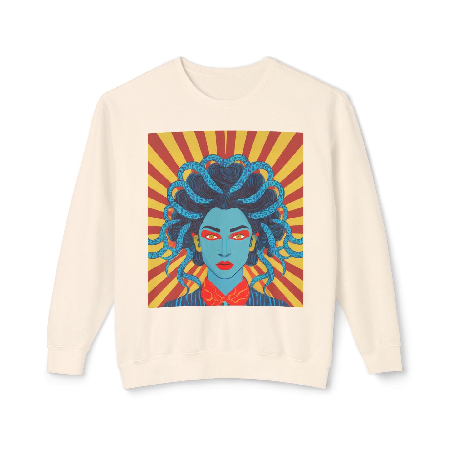 Blue Medusa 100% Cotton Sweatshirt