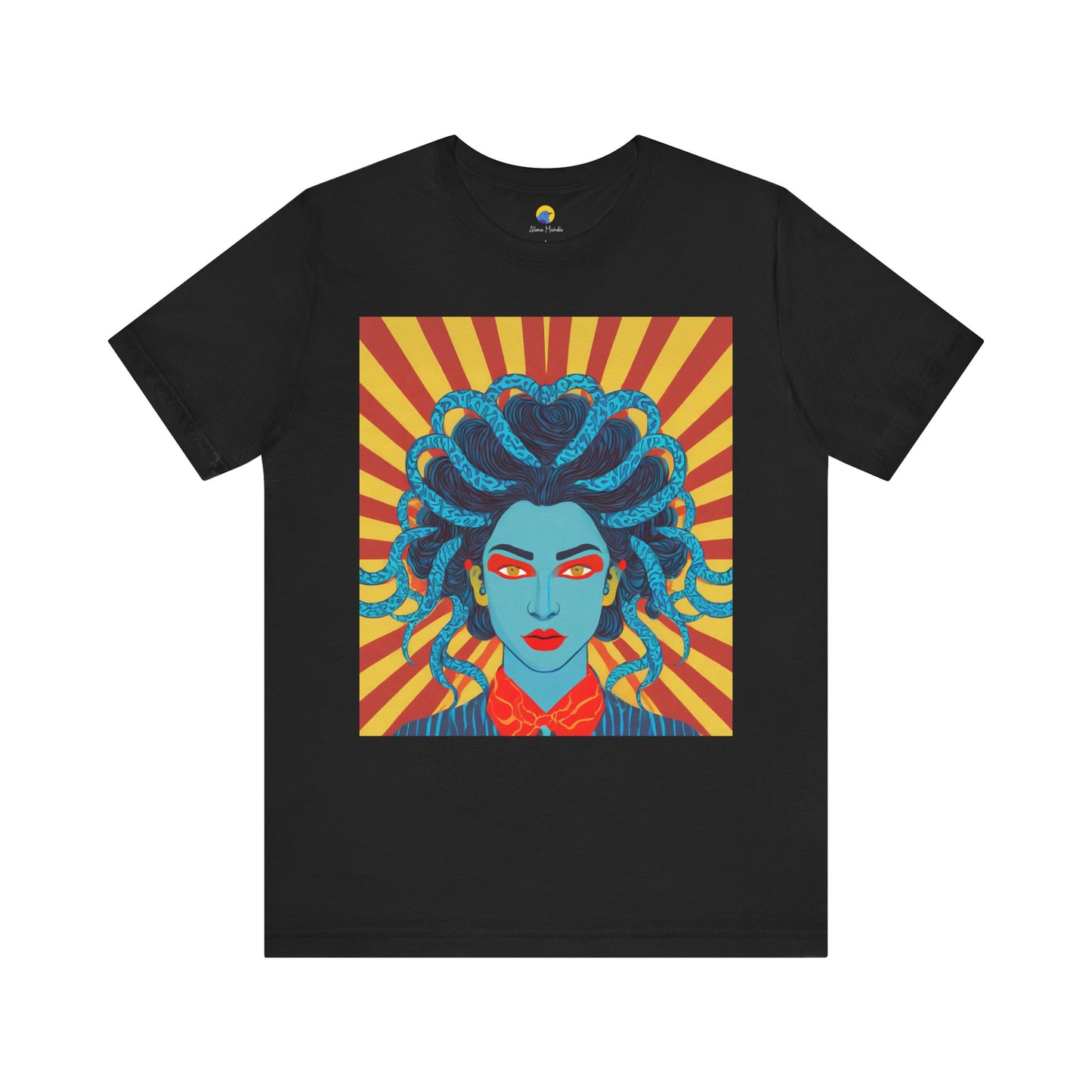 Blue Medusa Short Sleeve Tee