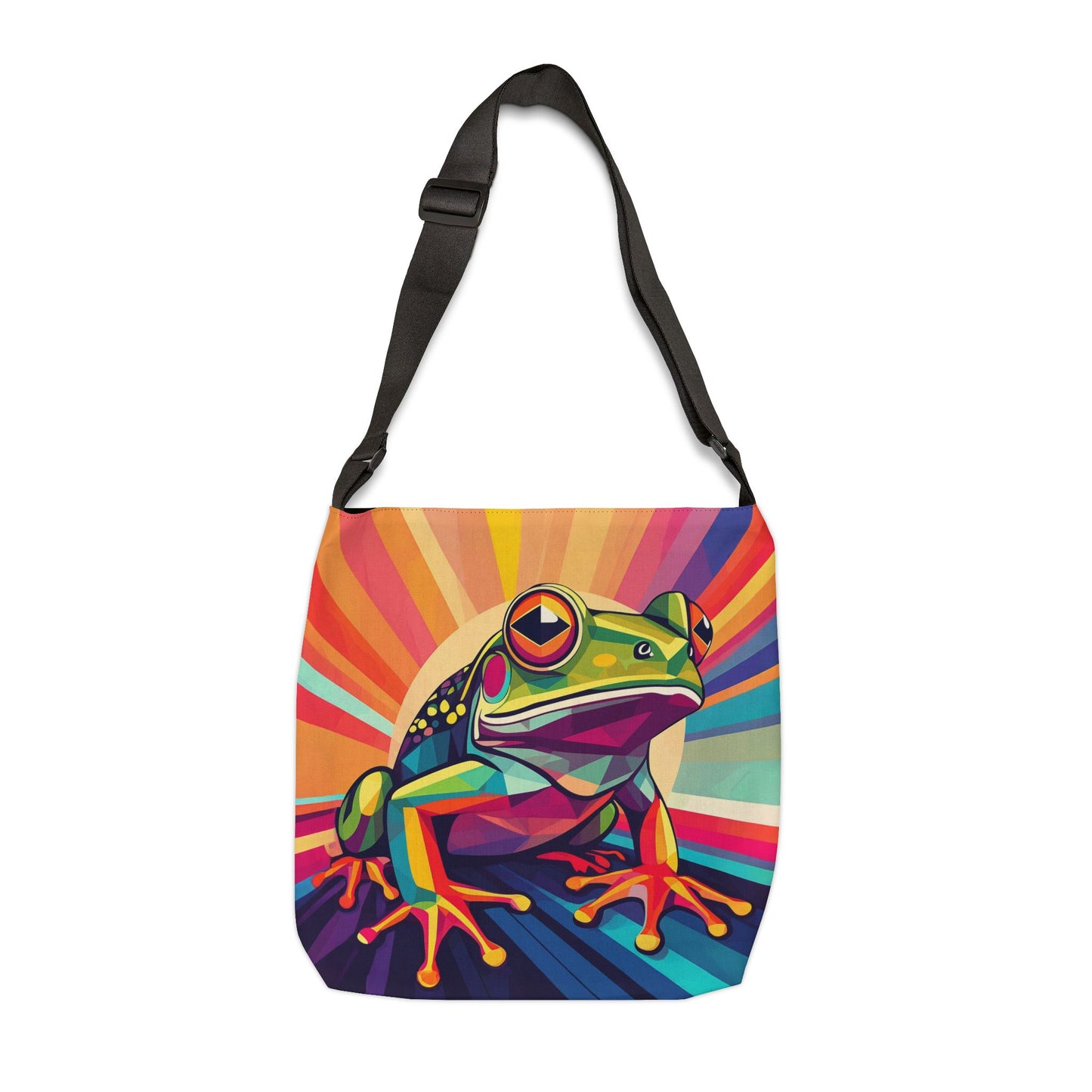 Disco Frog Adjustable Tote Bag