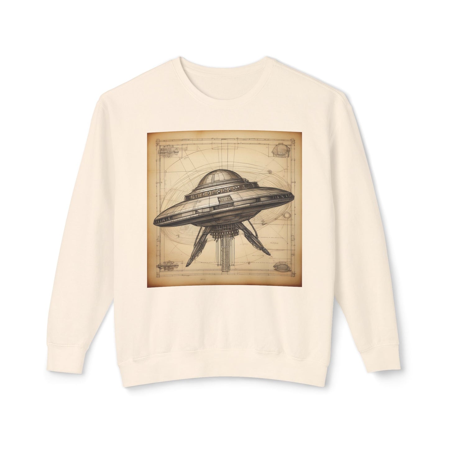 Flying Saucer 100% Cotton Sweatshirt