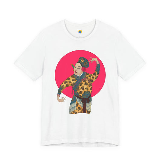 Opera in Motion – Colorful Chinese Opera Performance Graphic Tee