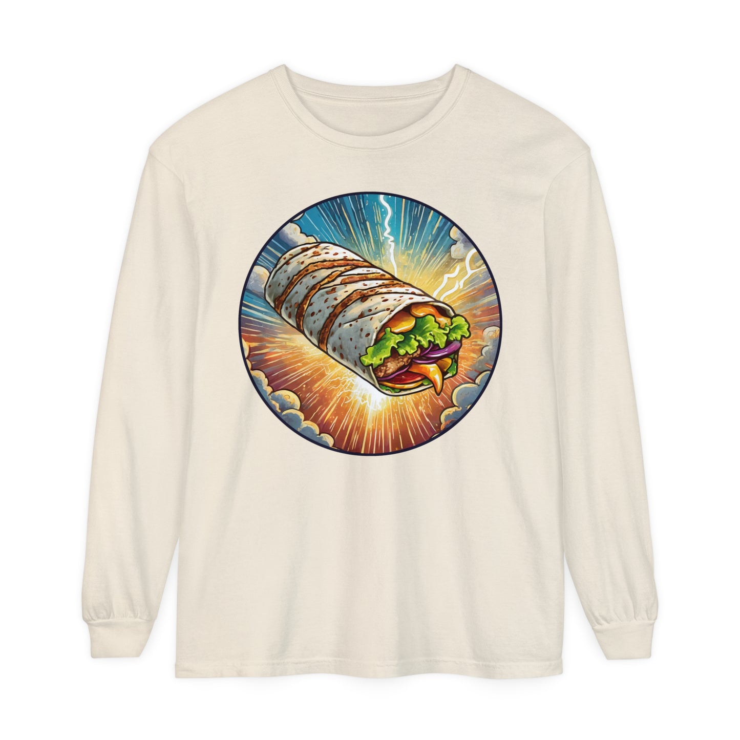 Junk Food Series: Heroic Burrito Long Sleeve Tee