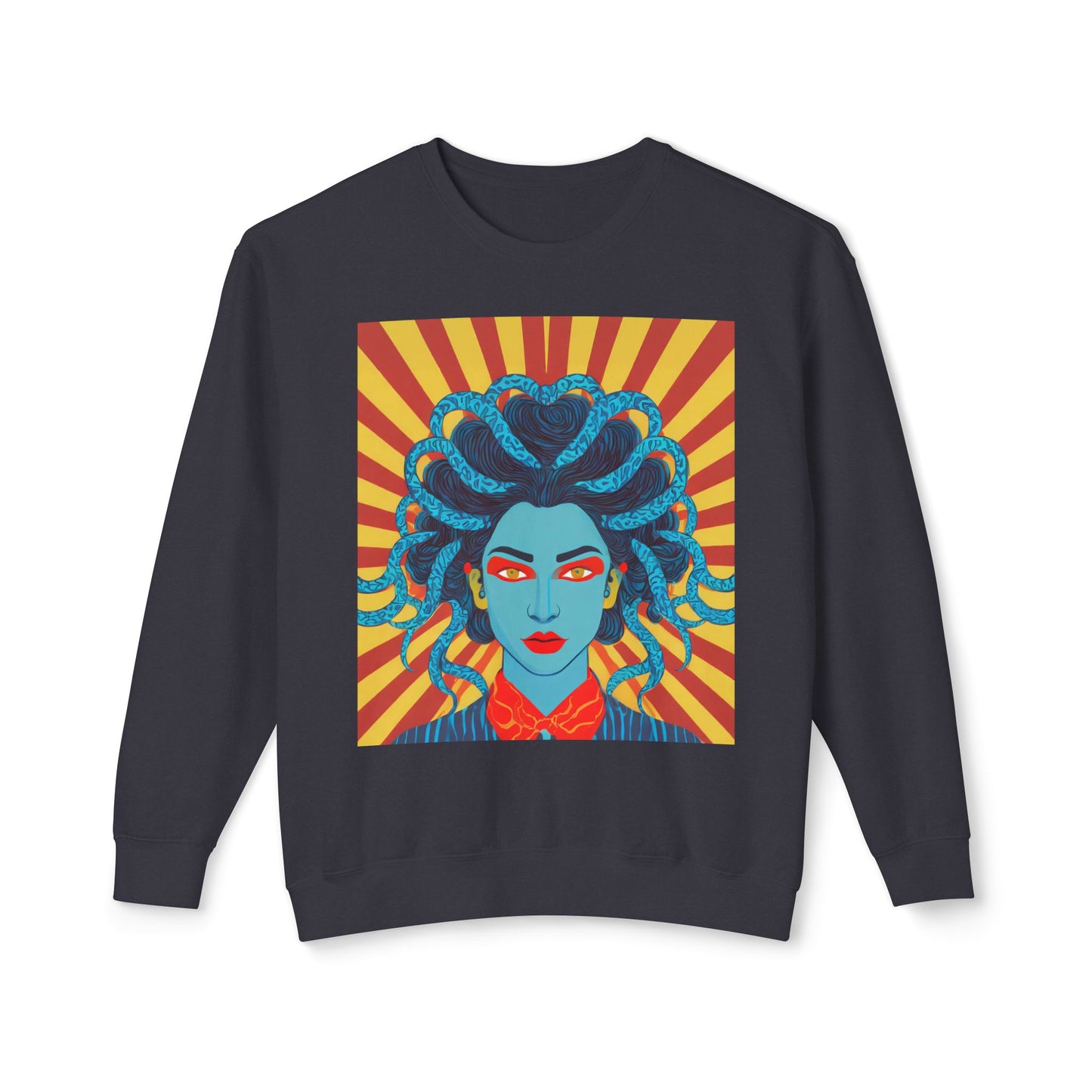 Blue Medusa 100% Cotton Sweatshirt