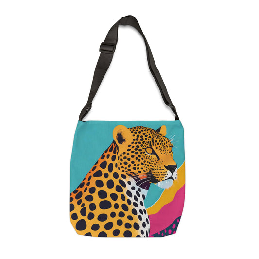 Cheetah Adjustible Tote Bag