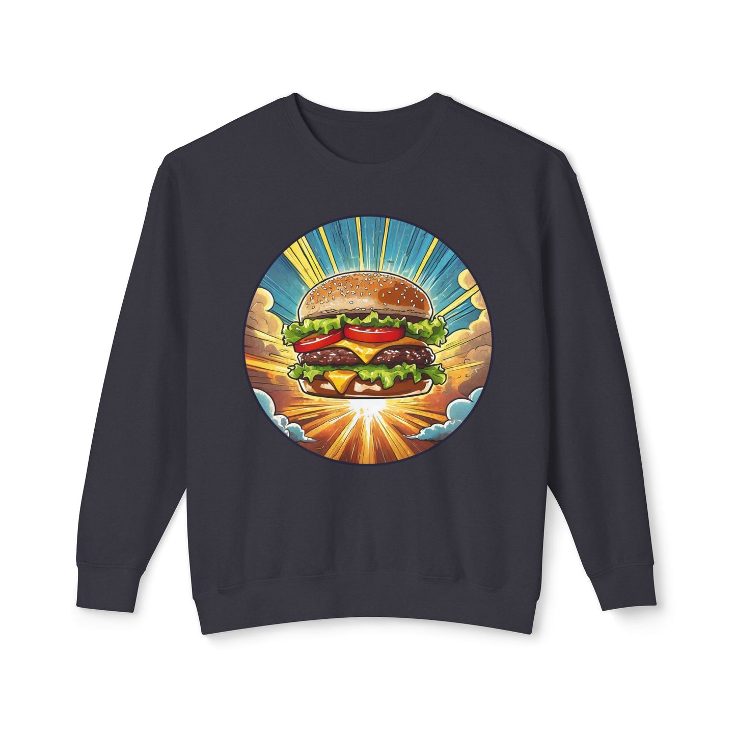 Junk Food Series: Heroic Hamburger 100% Cotton Sweatshirt