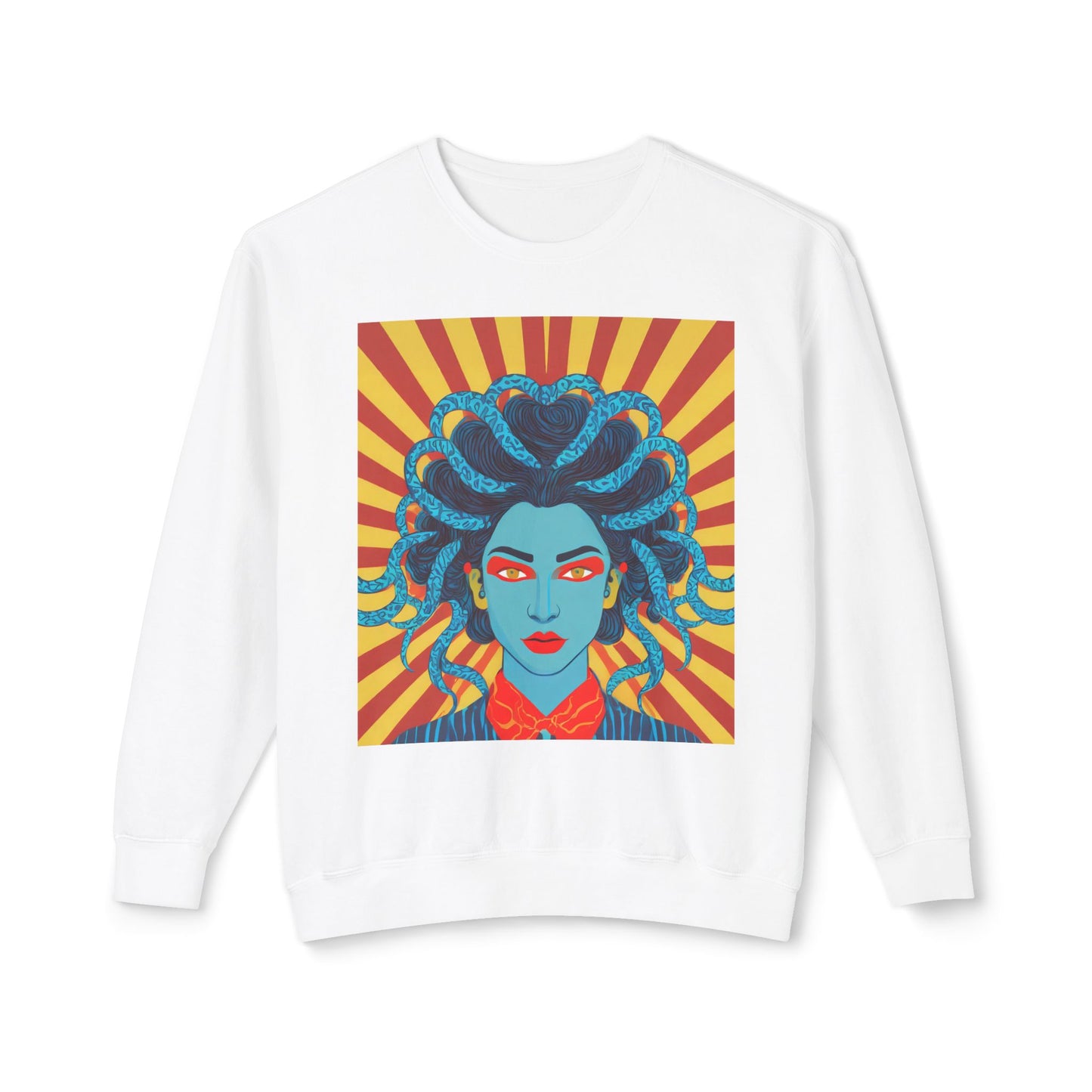 Blue Medusa 100% Cotton Sweatshirt