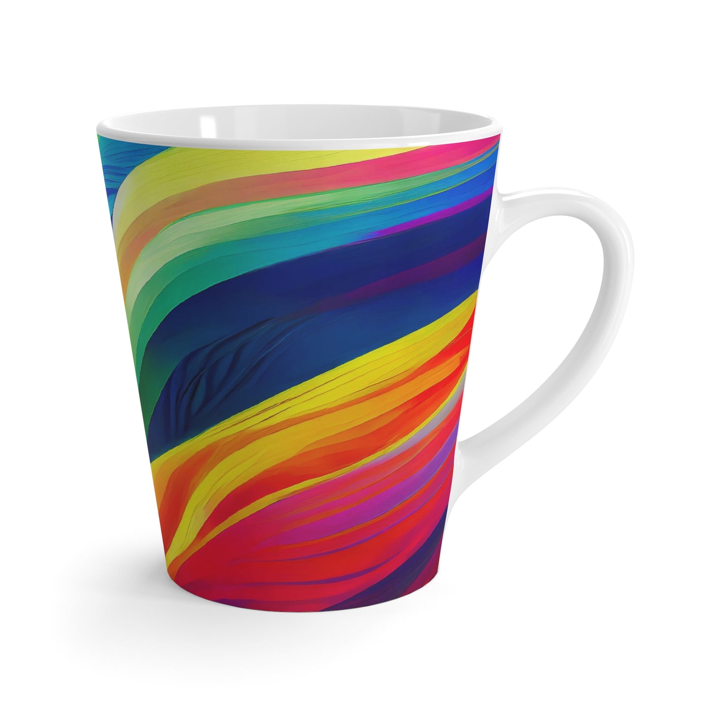 Color Waves Latte Mug