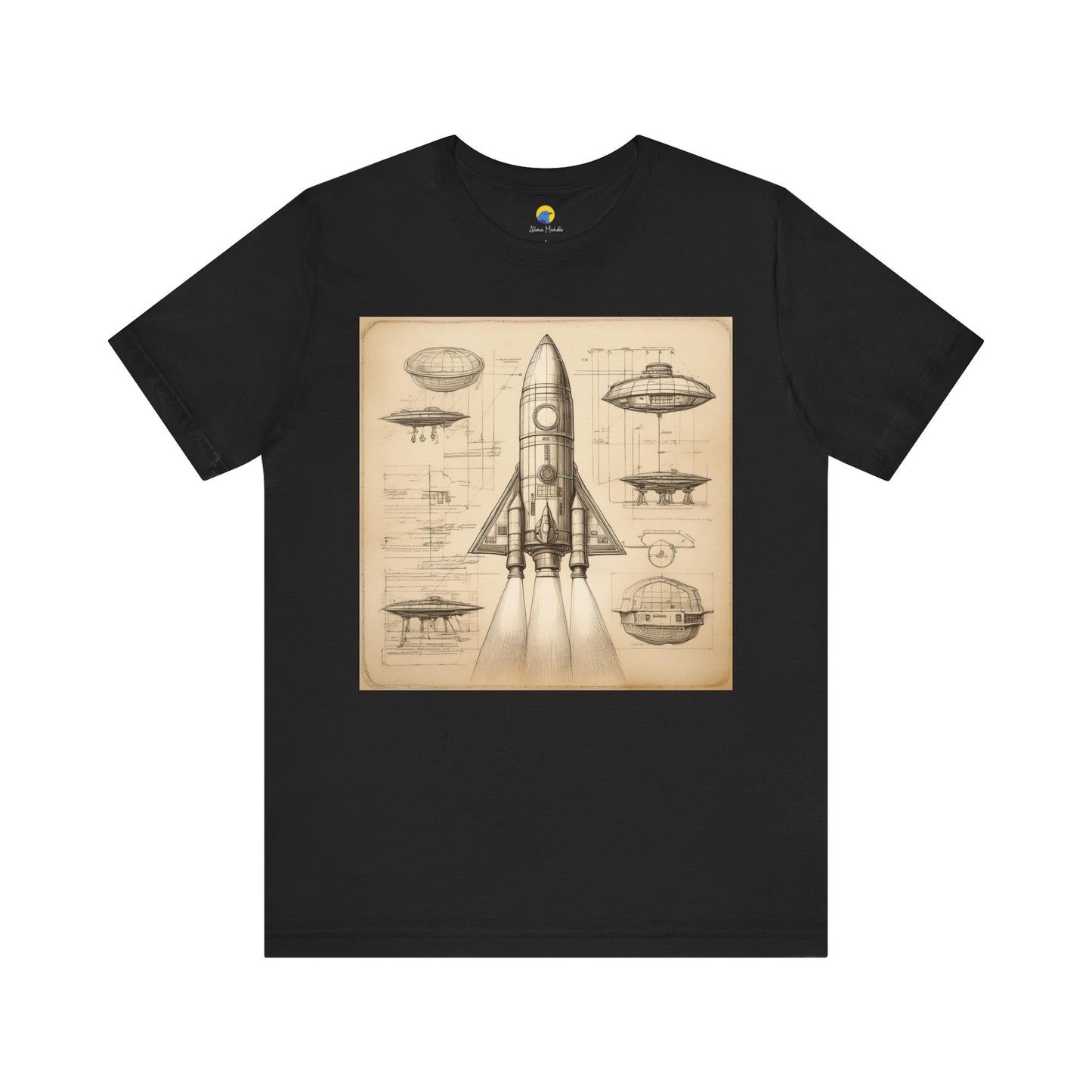 Retro Rocket Short Sleeve Tee