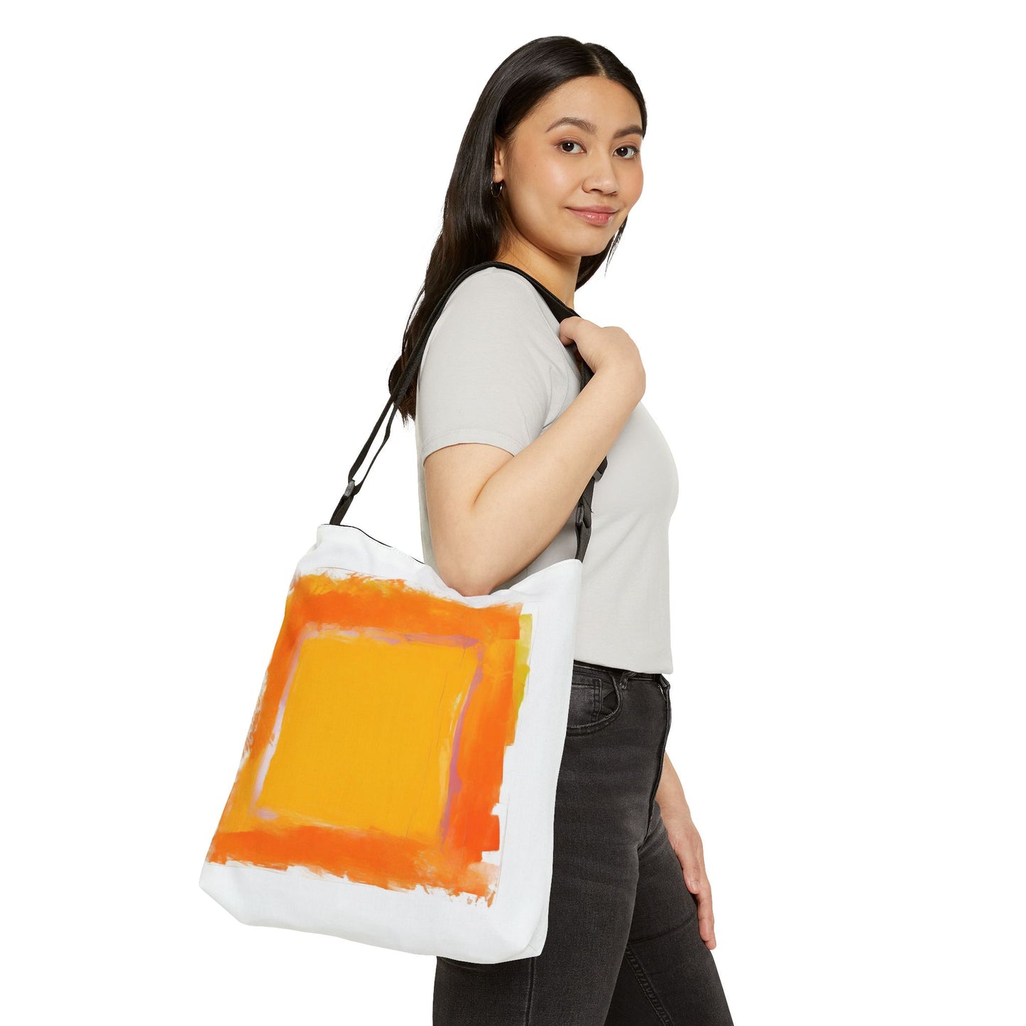 Abstract Adjustable Tote Bag