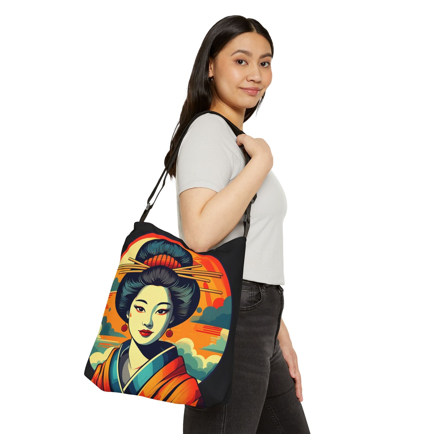 Geisha Adjustable Tote Bag
