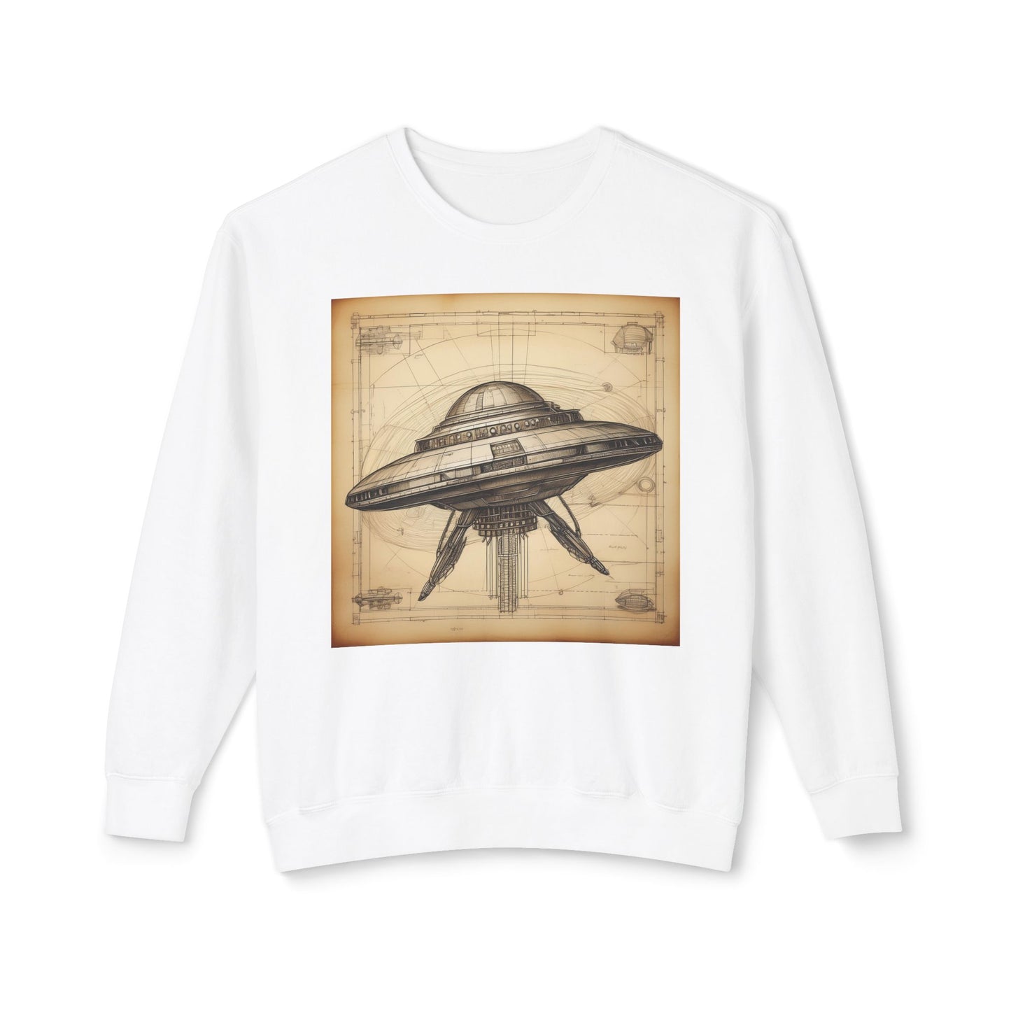 Flying Saucer 100% Cotton Sweatshirt