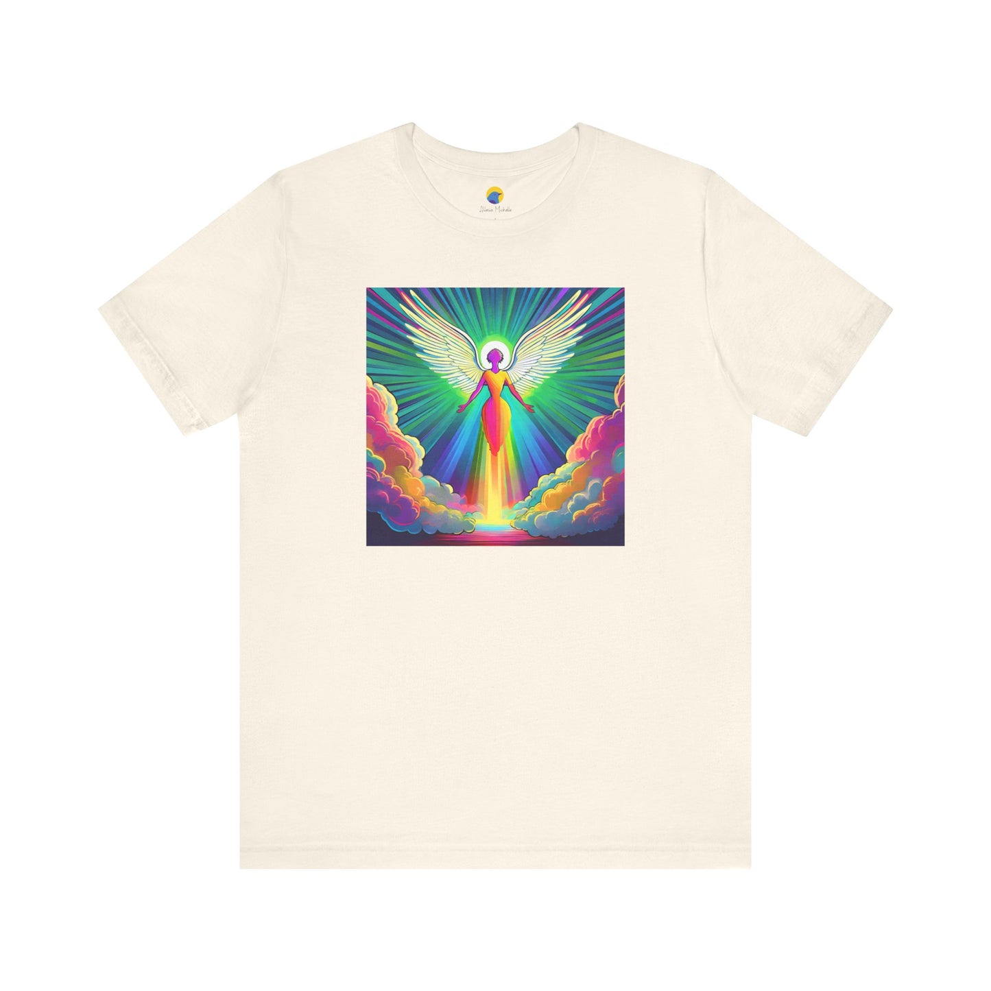 Glowing Angel Unisex Jersey Short Sleeve Tee