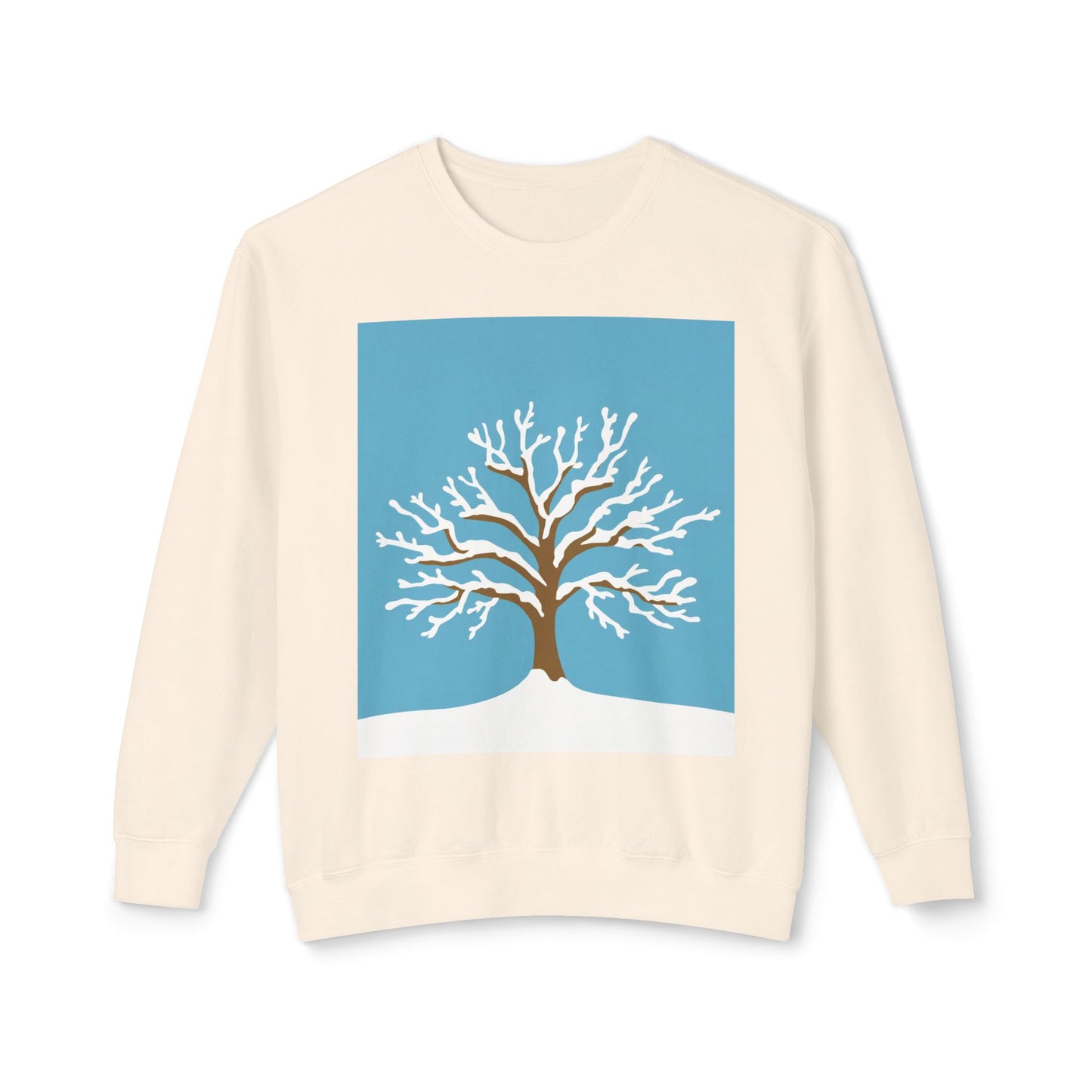 Snowy Tree 100% Cotton Sweatshirt