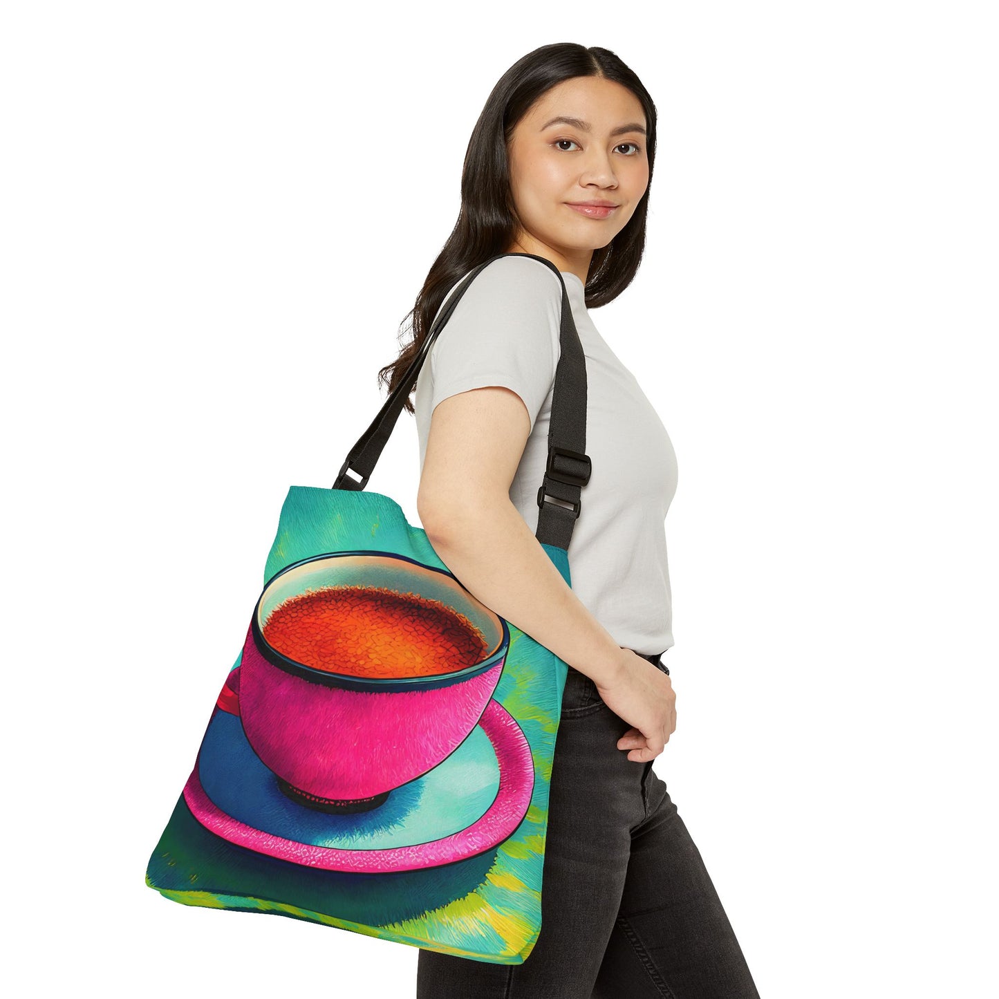 Teacup Adjustable Tote Bag