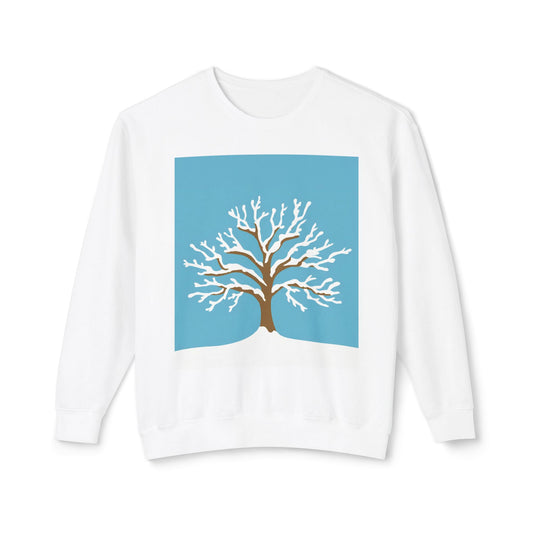 Snowy Tree 100% Cotton Sweatshirt