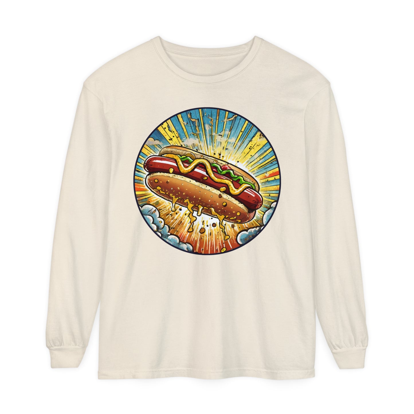 Junk Food Series: Heroic Hot Dog Long Sleeve Tee