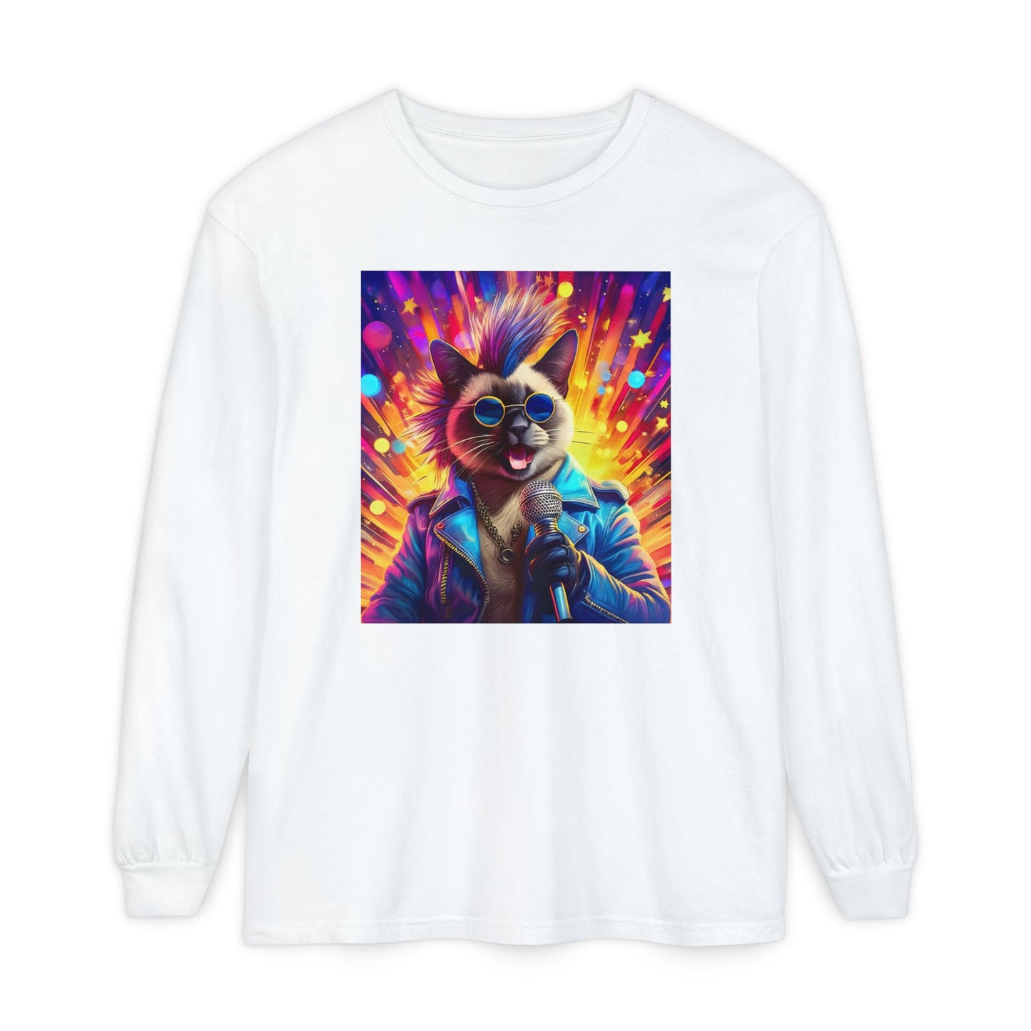 Rockin' Kitty Long Sleeve Tee