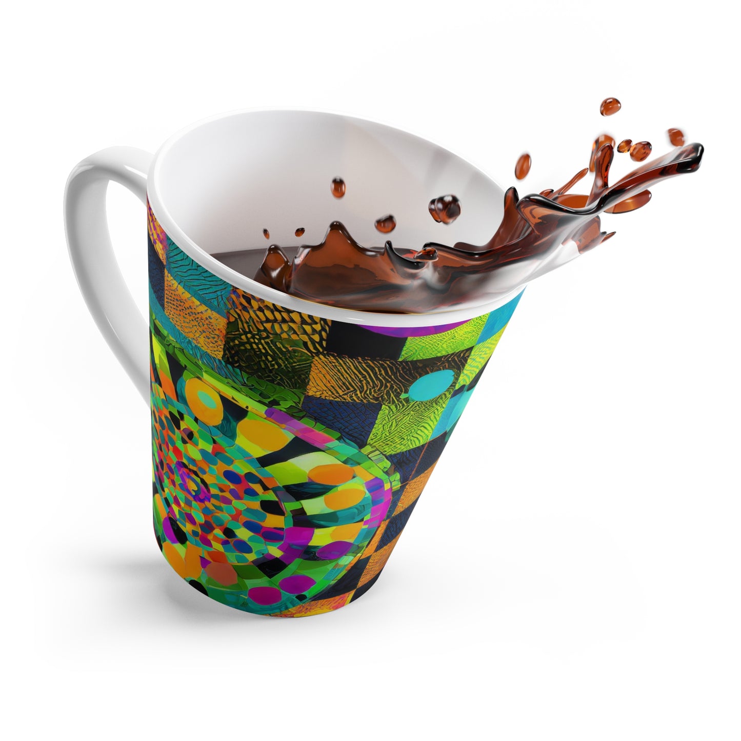 Abstract Art Latte Mug