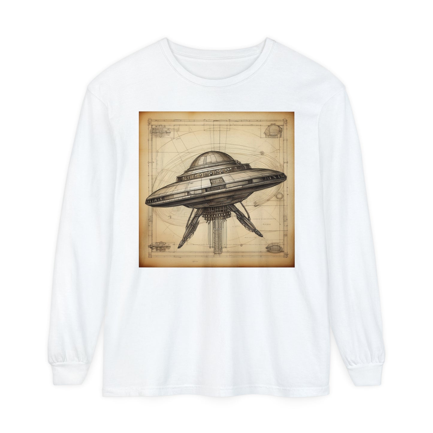 Flying Saucer Long Sleeve Tee