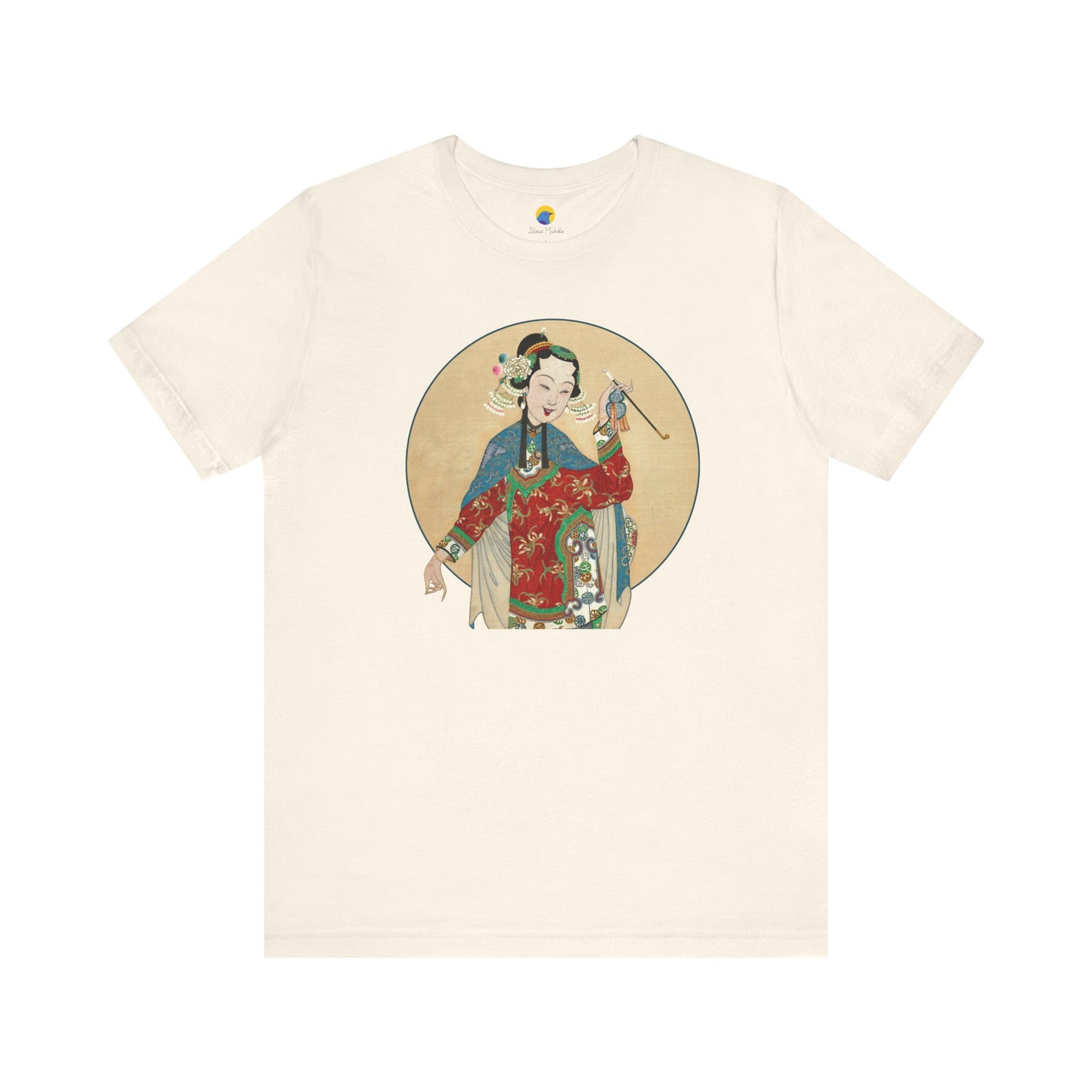 Chinese Opera Character Unisex Jersey Short Sleeve Tee