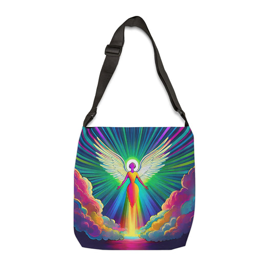 Glowing Angel Adjustable Tote Bag