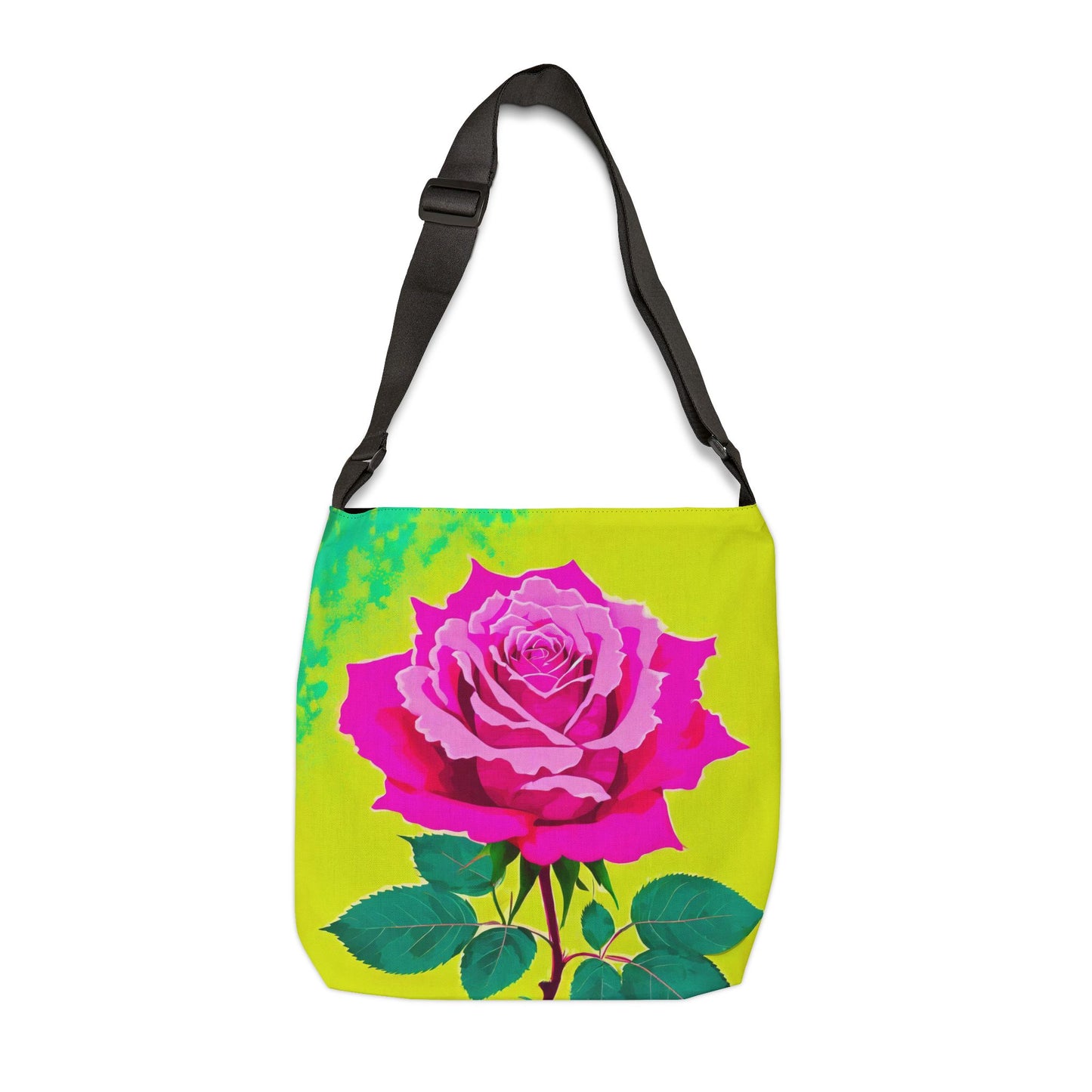 Acid Rose Adjustable Tote Bag