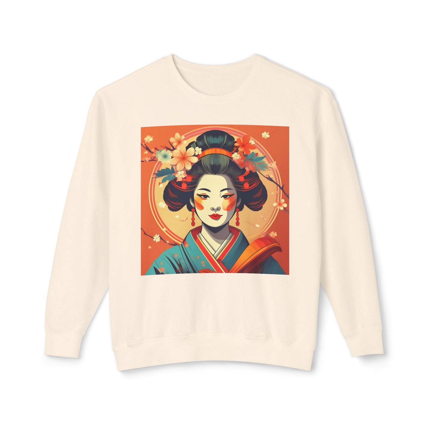 Coral Geisha 100% Cotton Sweatshirt