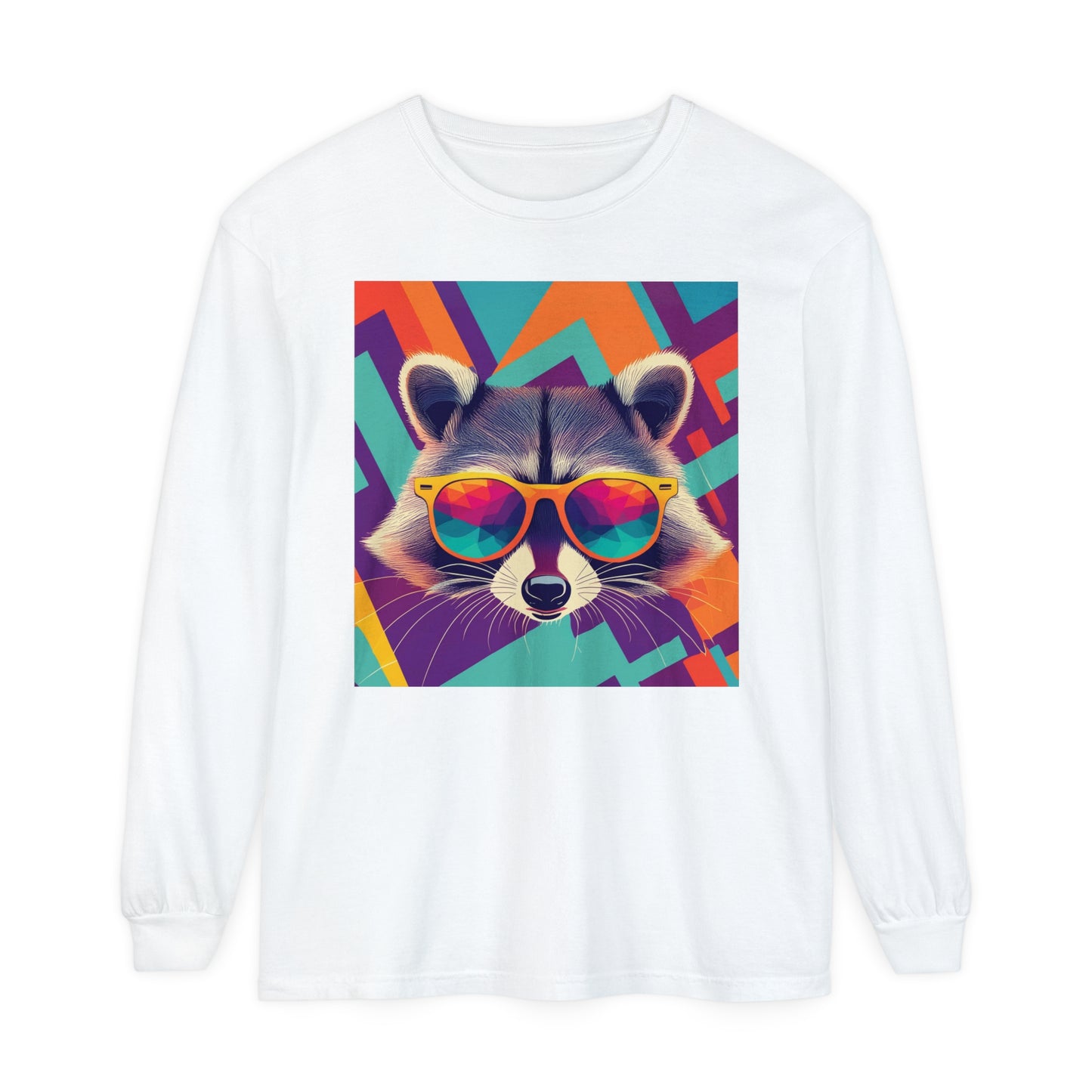 Cool Raccoon Long Sleeve Tee