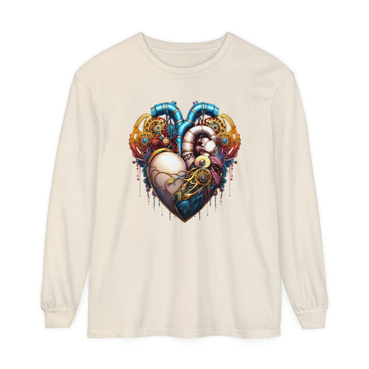 Steampunk Heart Long Sleeve Tee