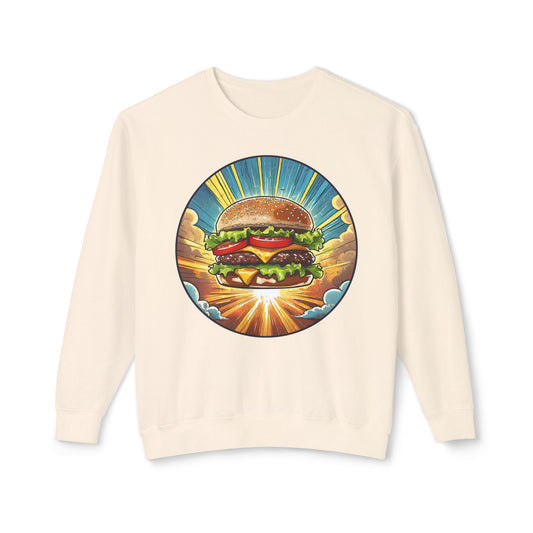 Junk Food Series: Heroic Hamburger 100% Cotton Sweatshirt