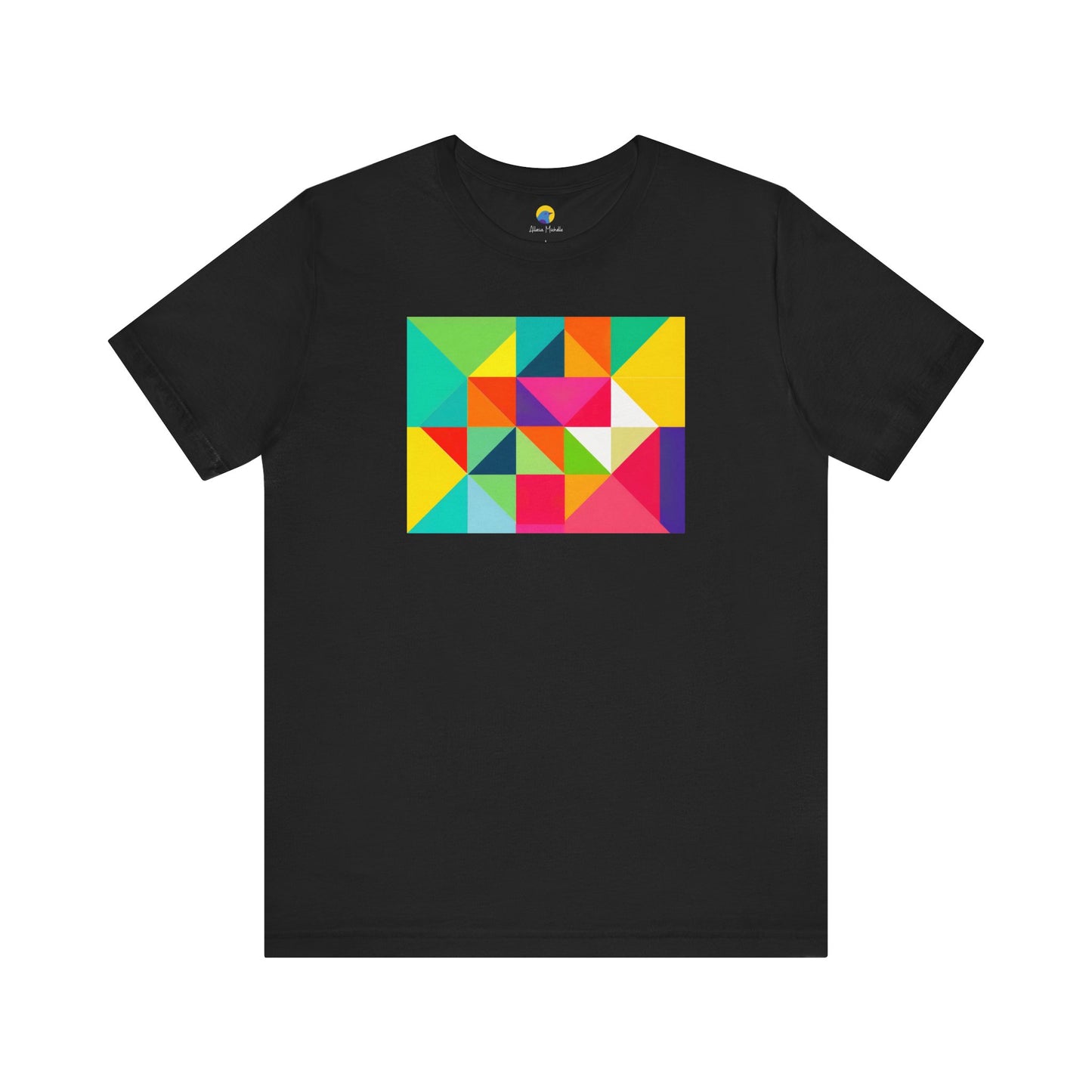 Modern Geometric Unisex Jersey Short Sleeve Tee