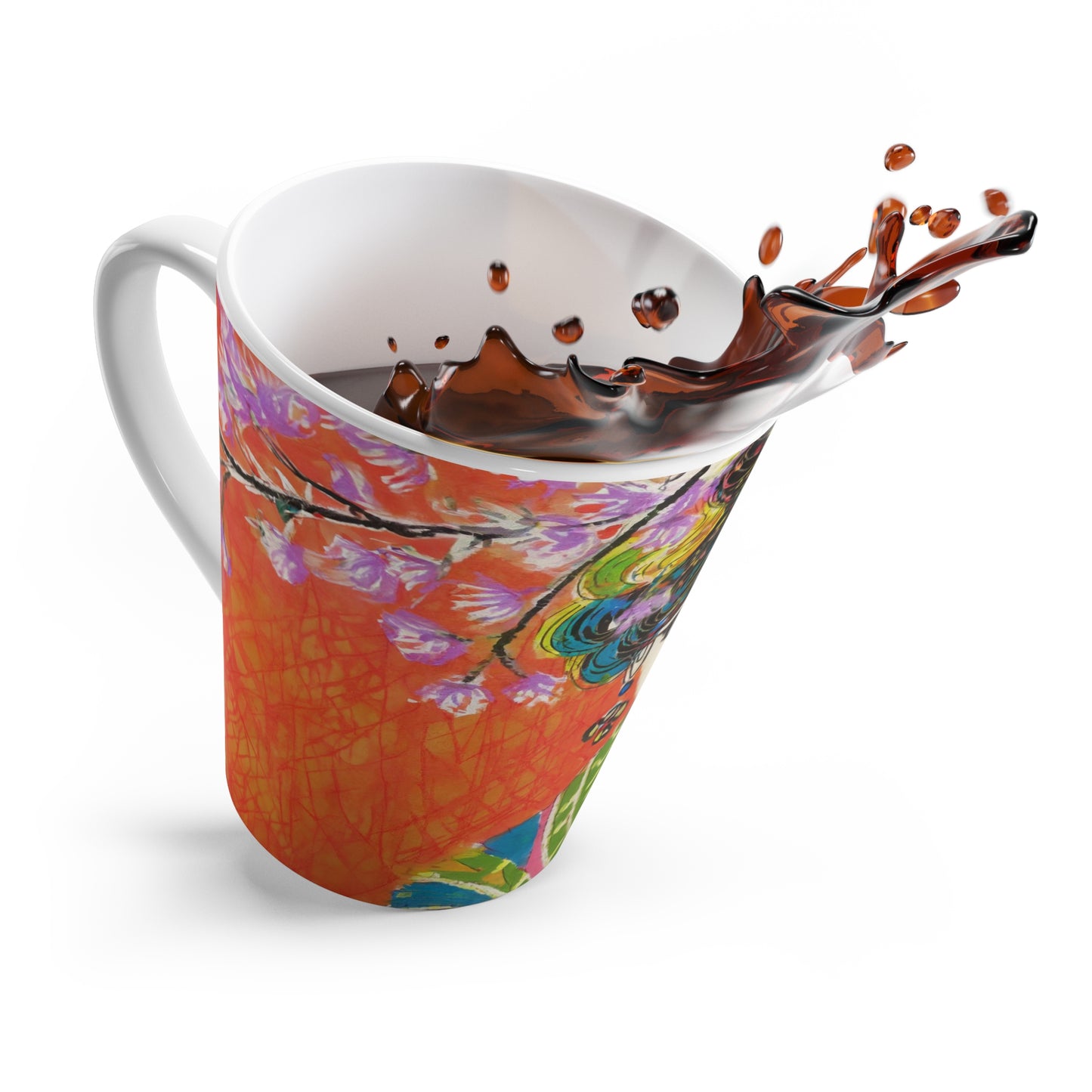 Colorful Geisha Latte Mug