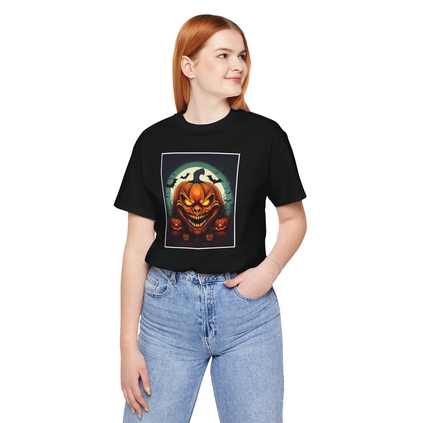 Evil Jack-O-Lanterns Unisex Jersey Short Sleeve Tee