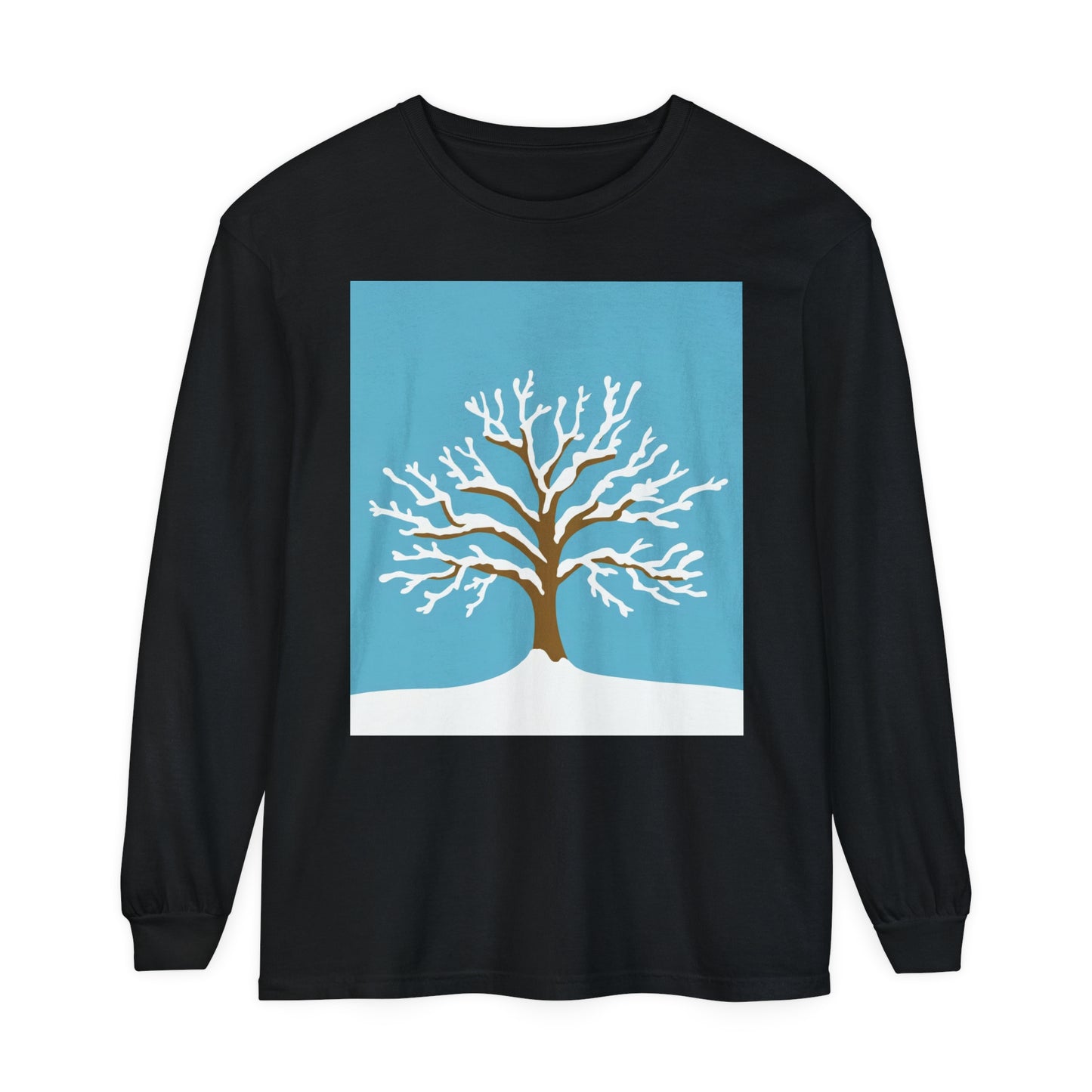 Snowy Tree Long Sleeve Tee