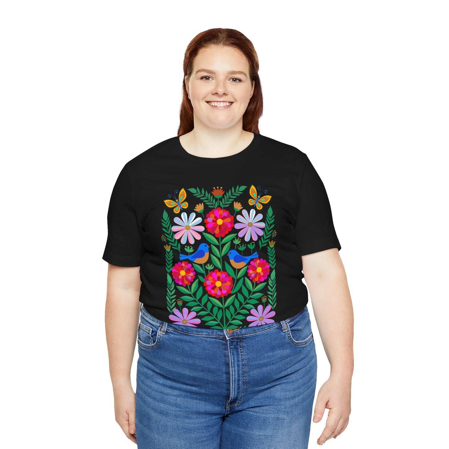 Folk Art Floral Tee