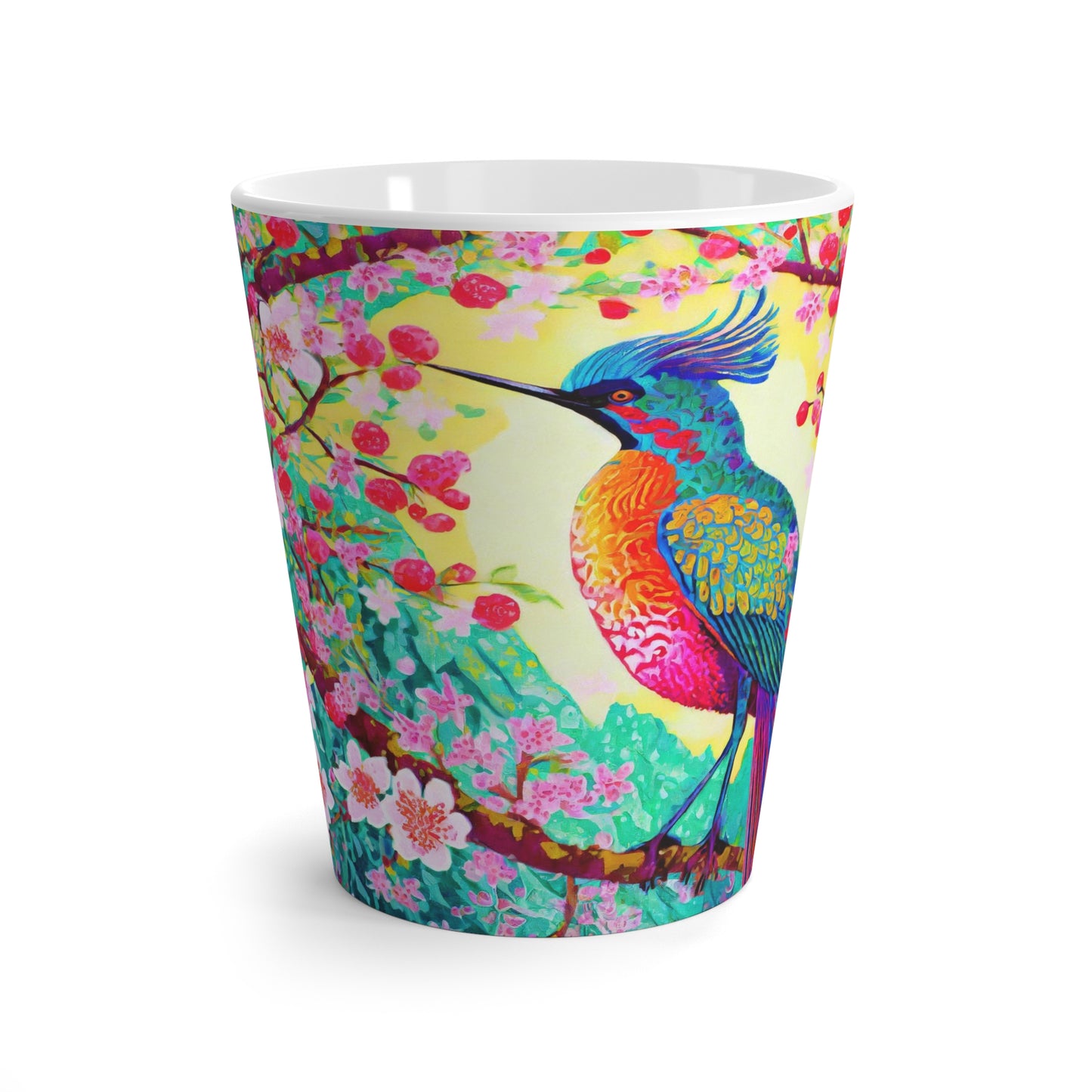 Fancy Bluebird Latte Mug