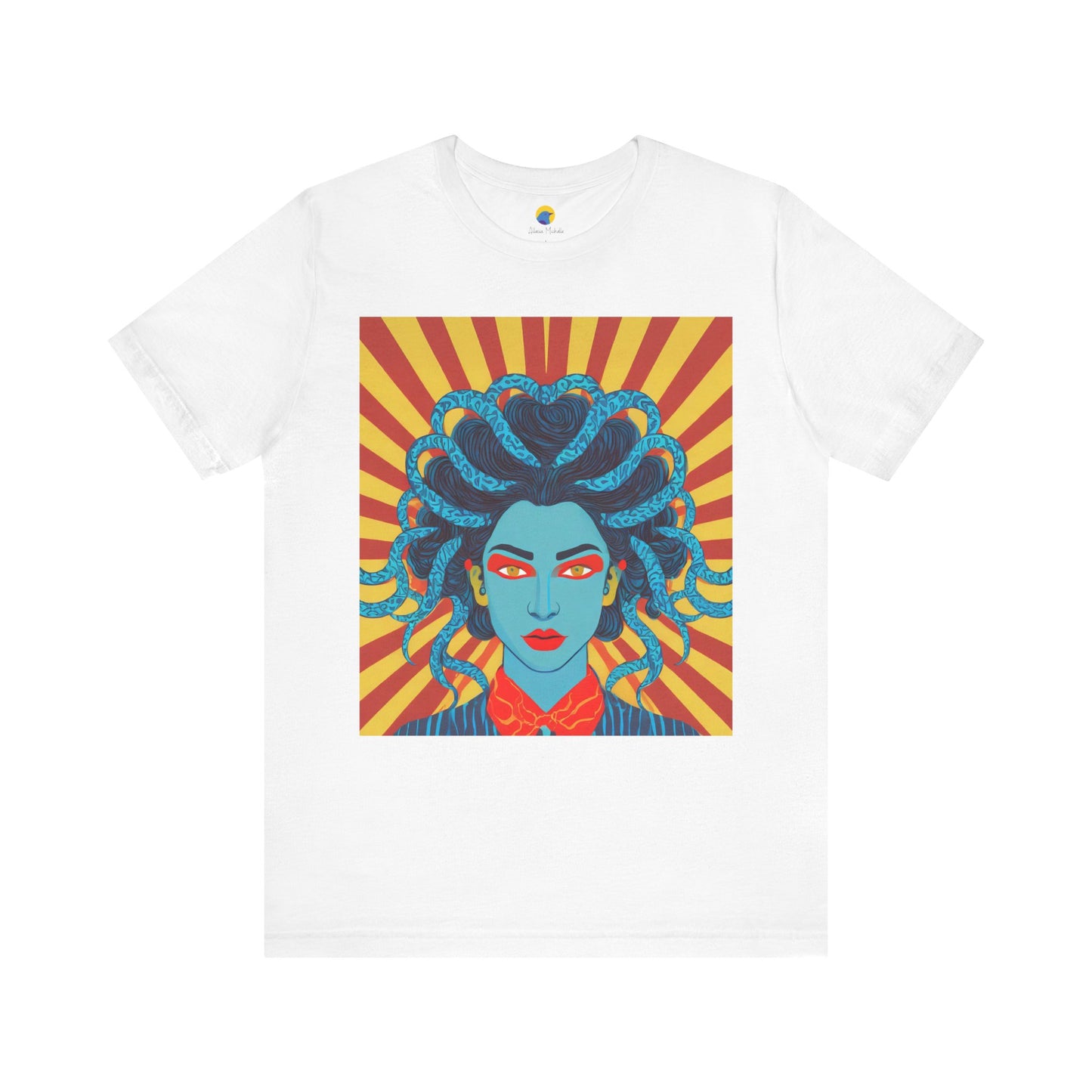Blue Medusa Short Sleeve Tee