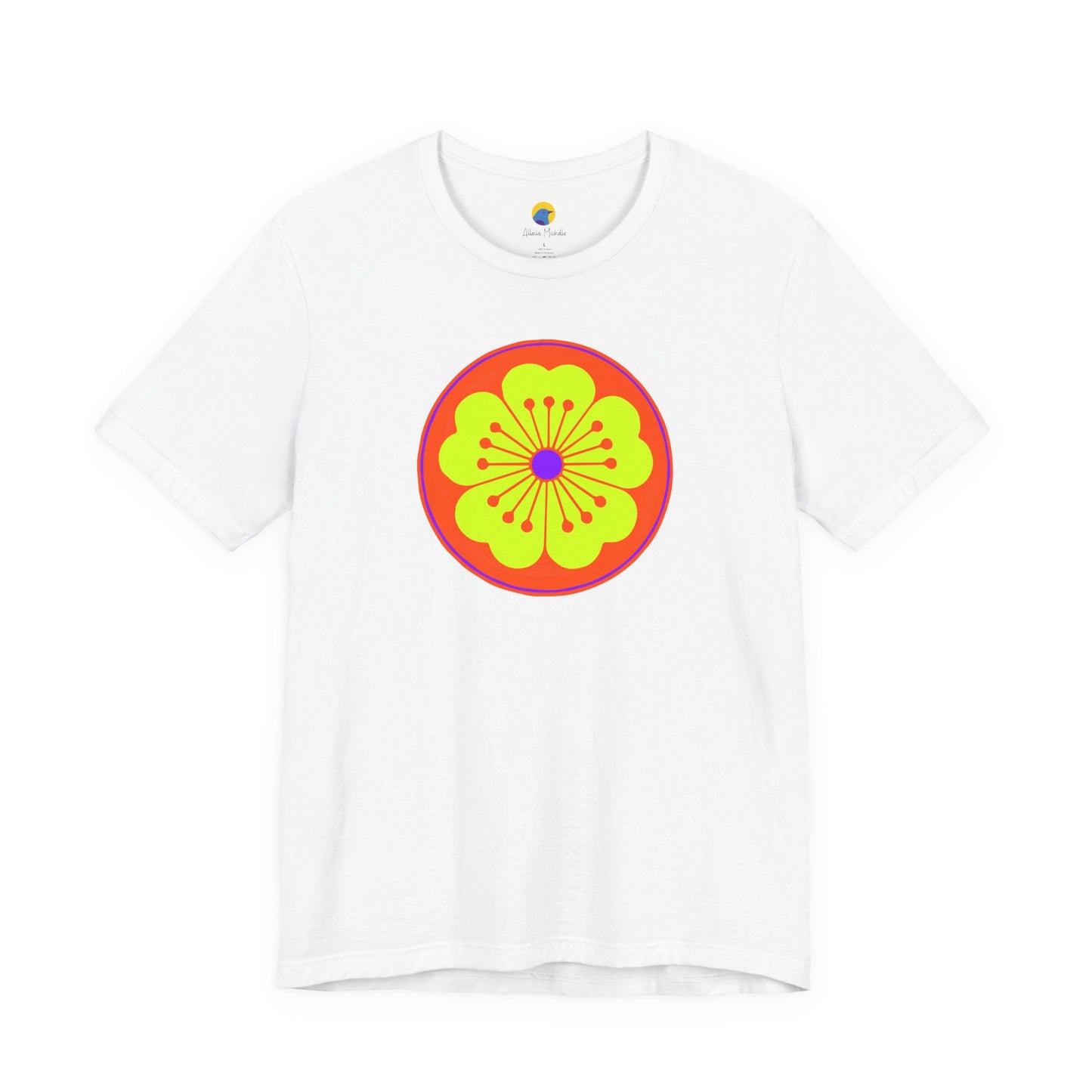 Japanese Plum Blossom T-Shirt | Traditional Ume Flower Tee | Bold Floral Graphic Shirt