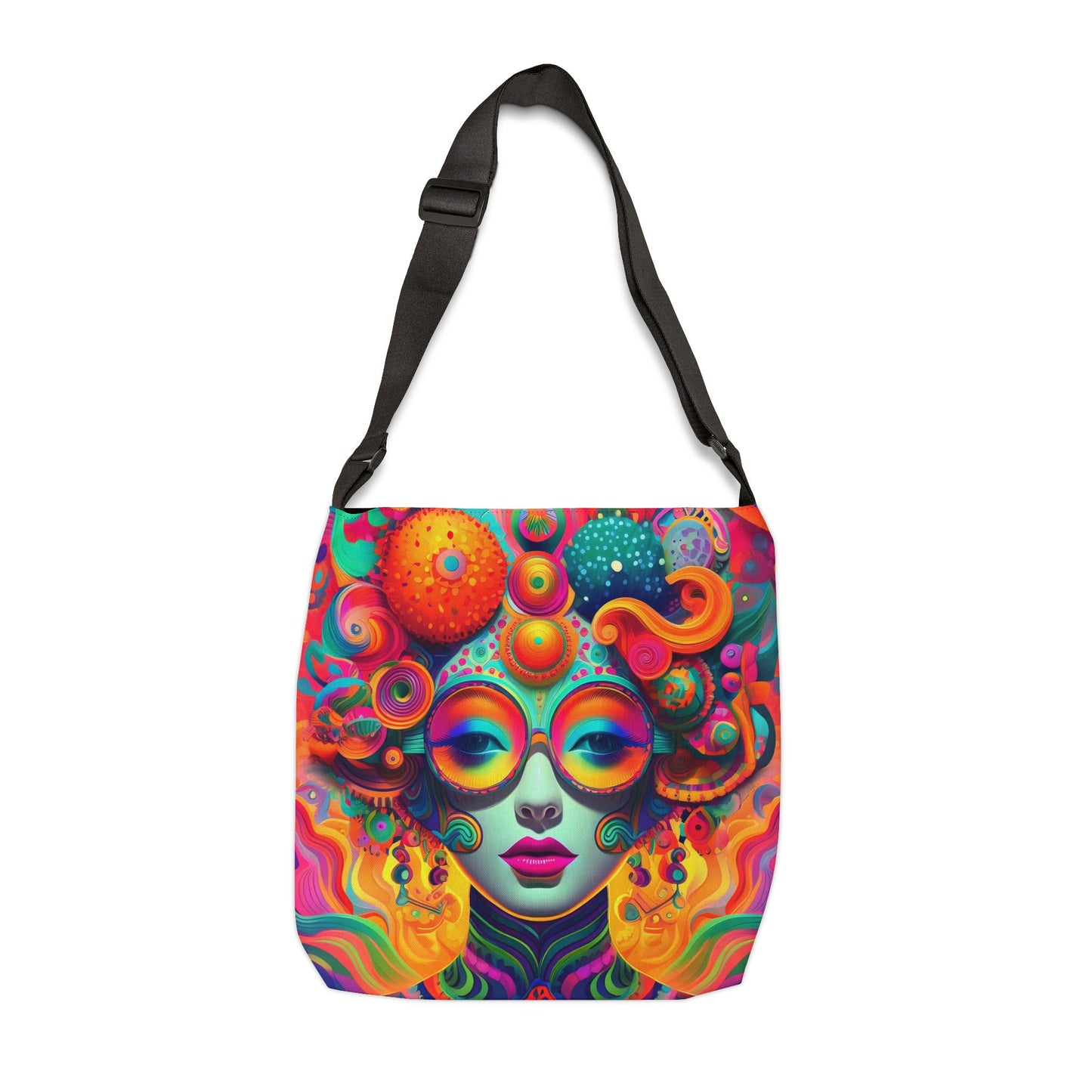 Psychedlic Bubble Girl Tote Bag